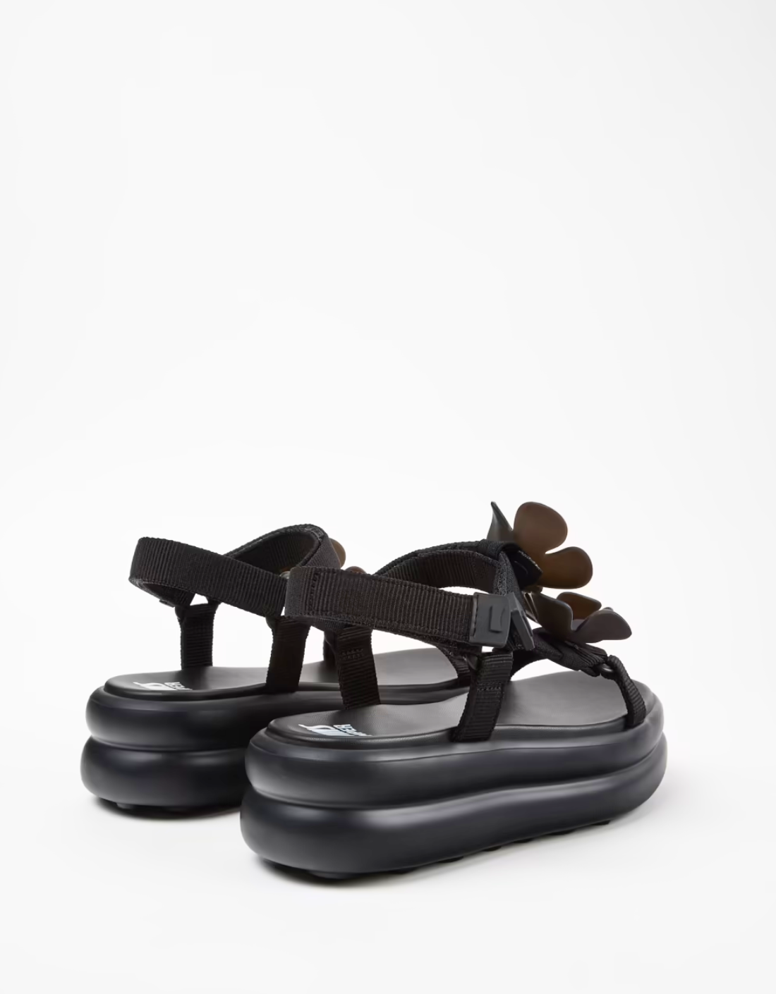 Sandalias flores negras "Twins" - CAMPER