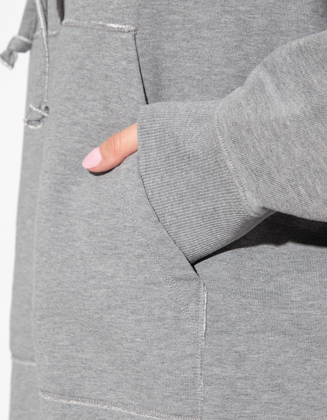 Sudadera Canguro Gris