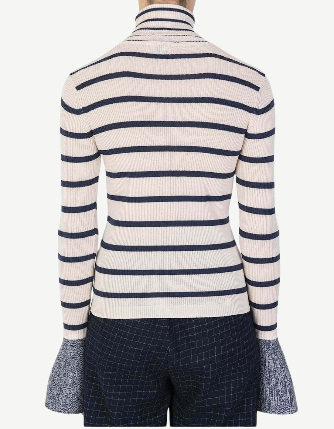 Haut en laine à manches cloche