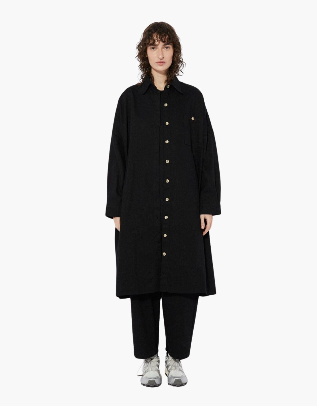 Vestido - chaqueta pica algodón oversize