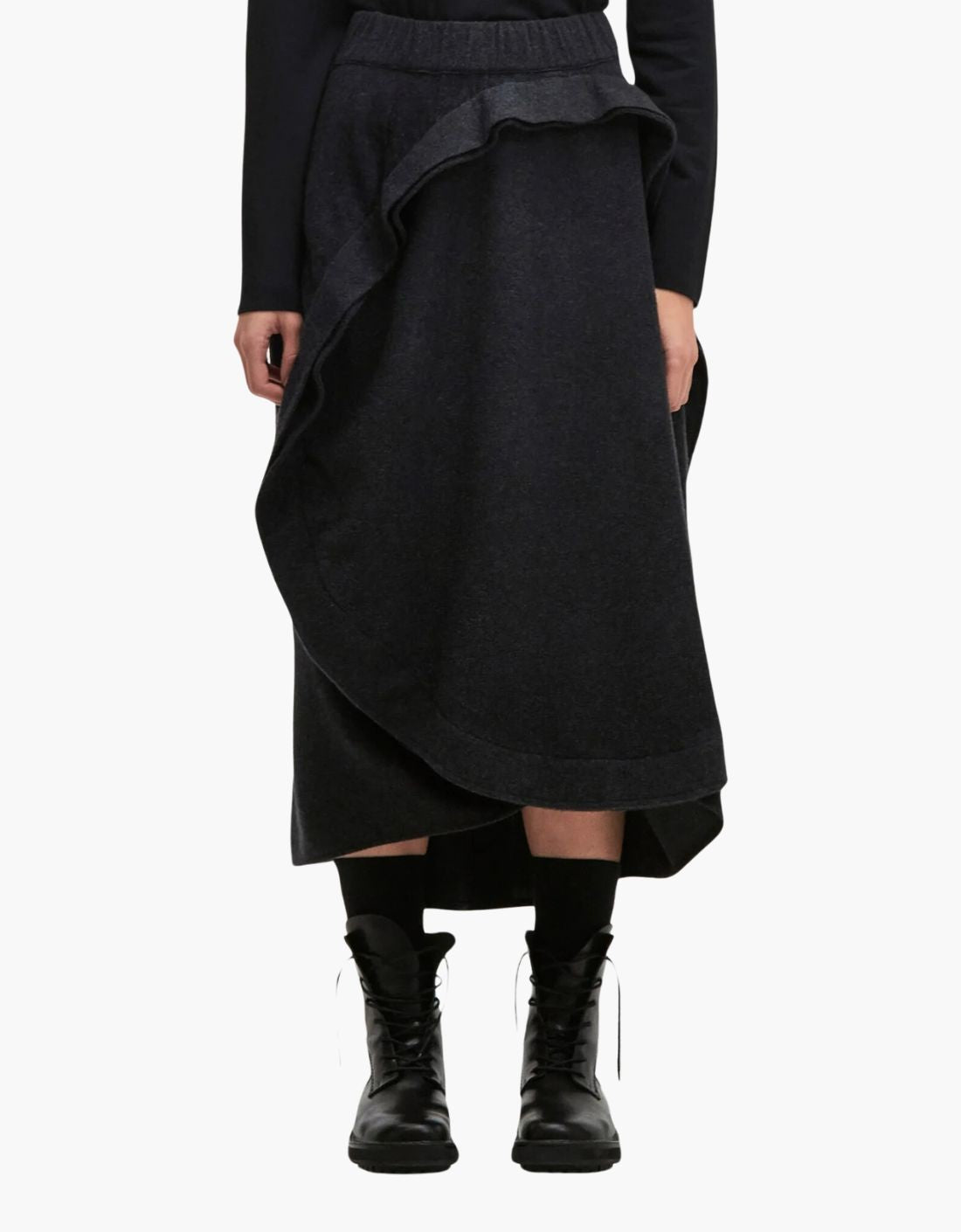 Falda midi "Wok Onda"