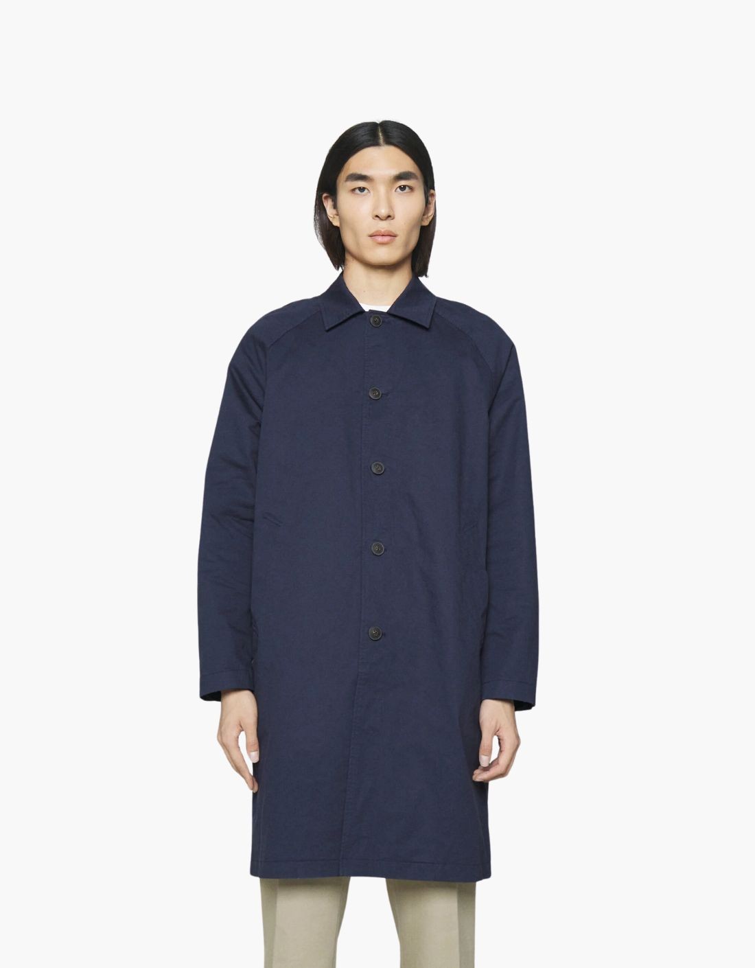 Manteau bleu marine Nathan Car