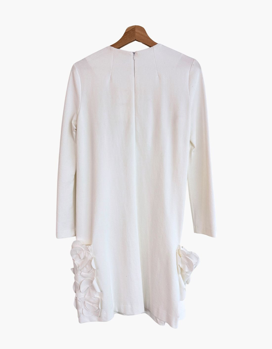 Robe blanche à fleurs