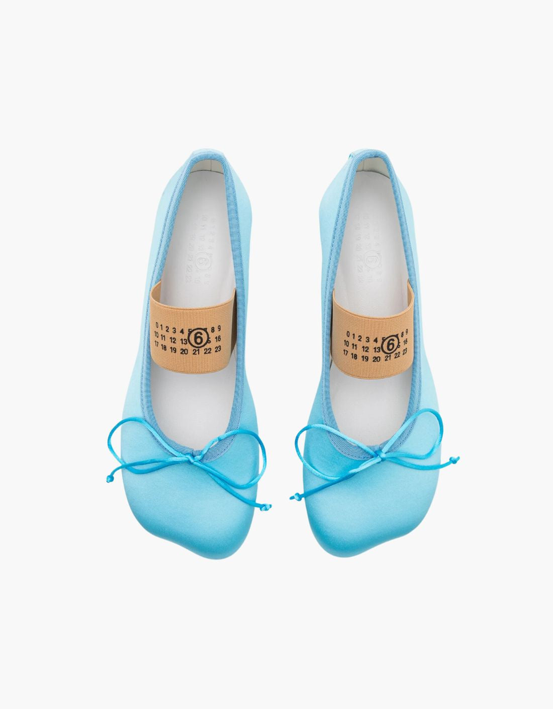 Bailarina Anatomic satén- MM6 AZUL