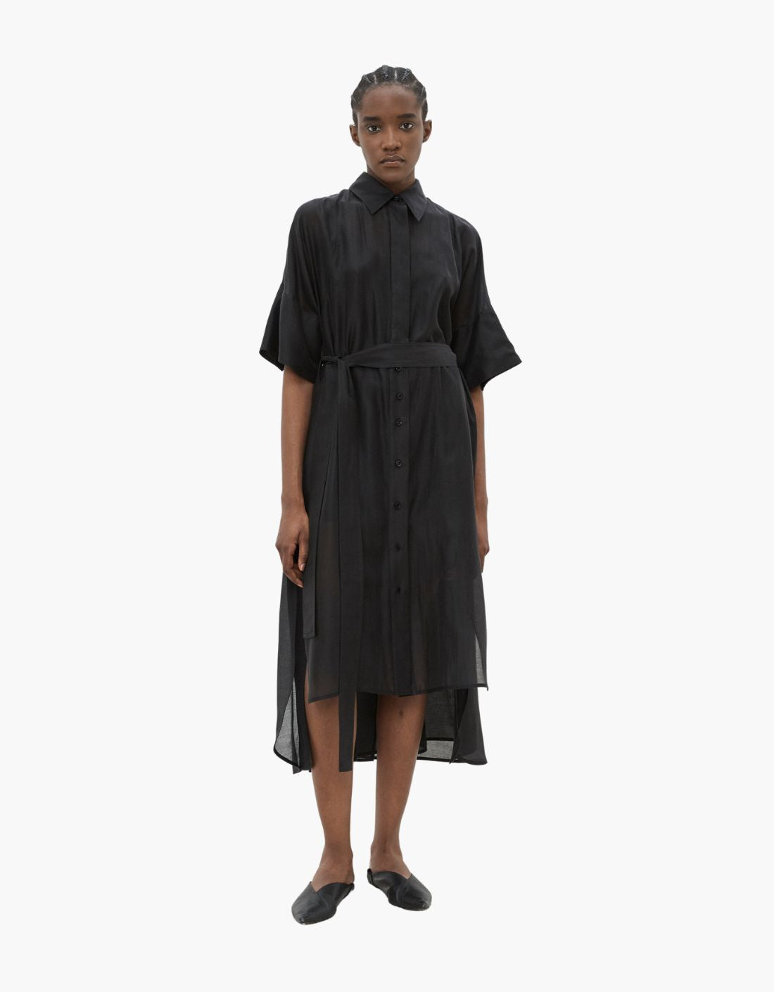 Vestido largo camisero "Isabella"