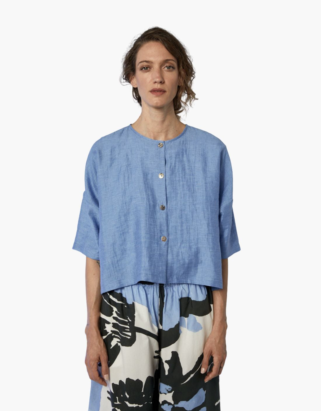 Camisa 5 botones "Mughetto"