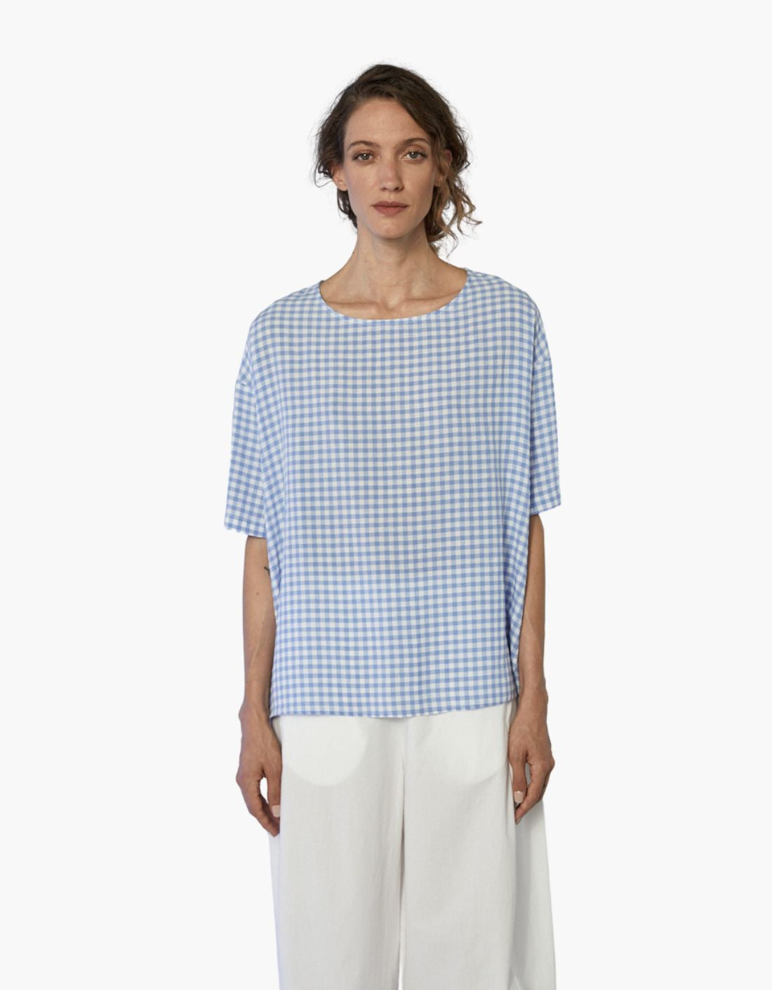 Blouse Vichy oversize