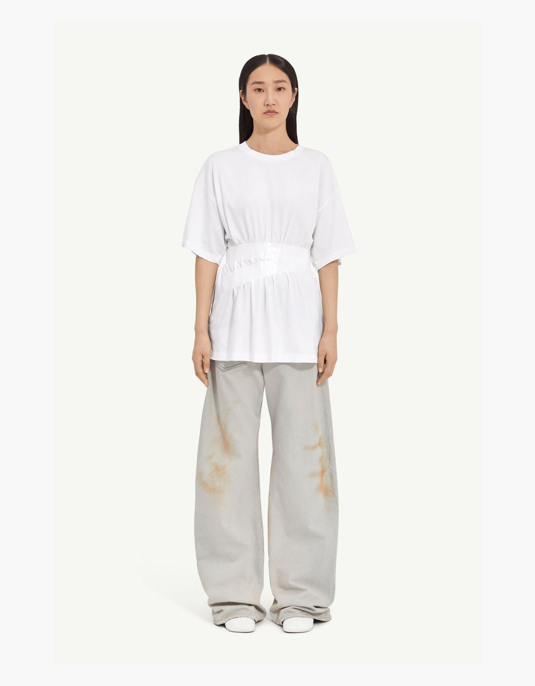 Camiseta con cinta MM6