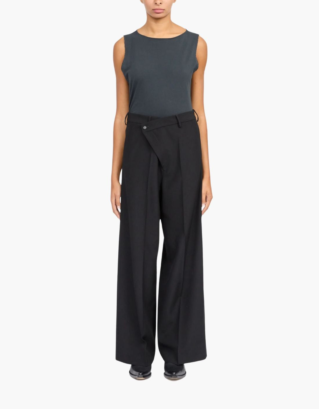 Pantalon de costume MM6 à fermeture éclair croisée