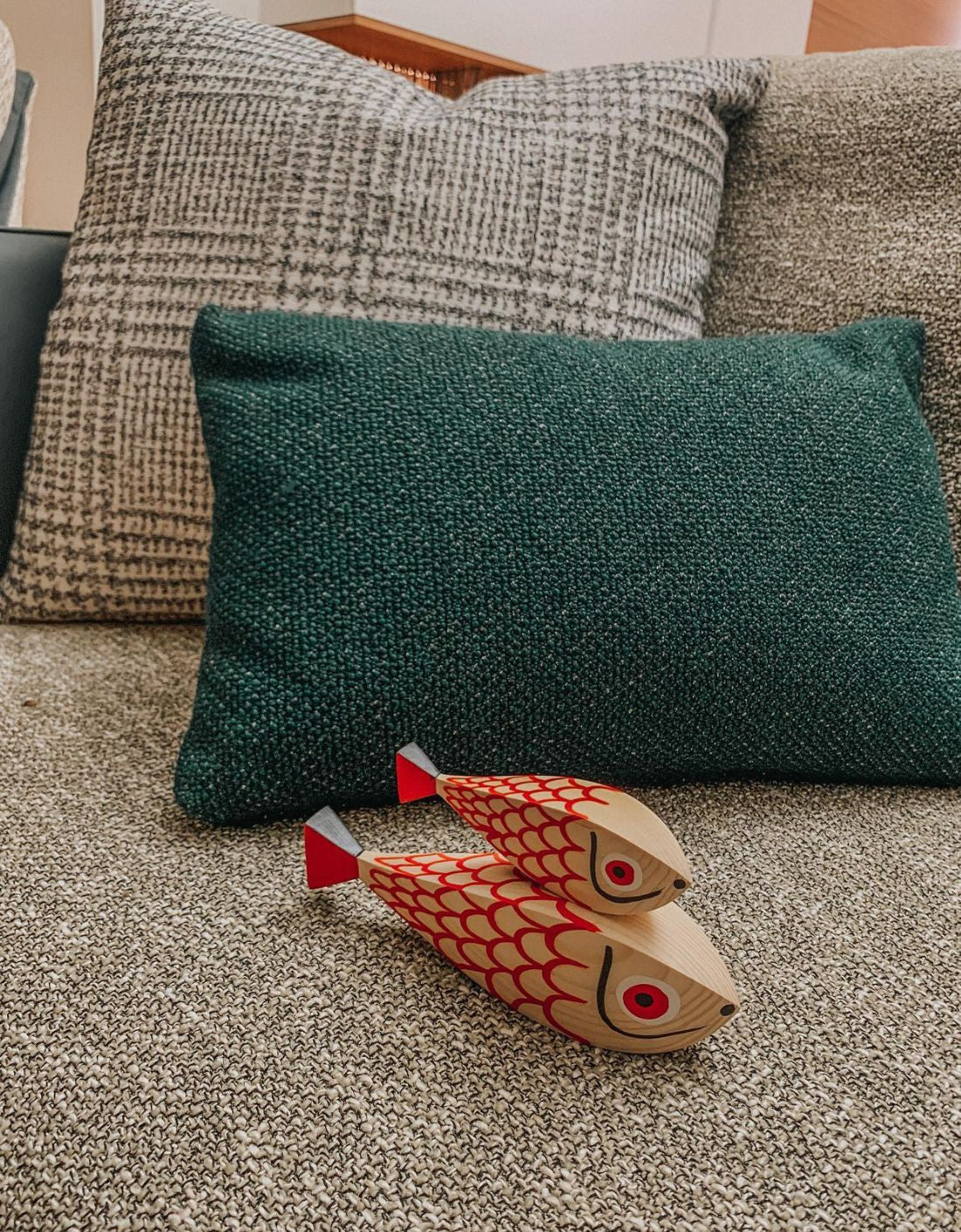 Wooden Dolls "Mother Fish & Child"