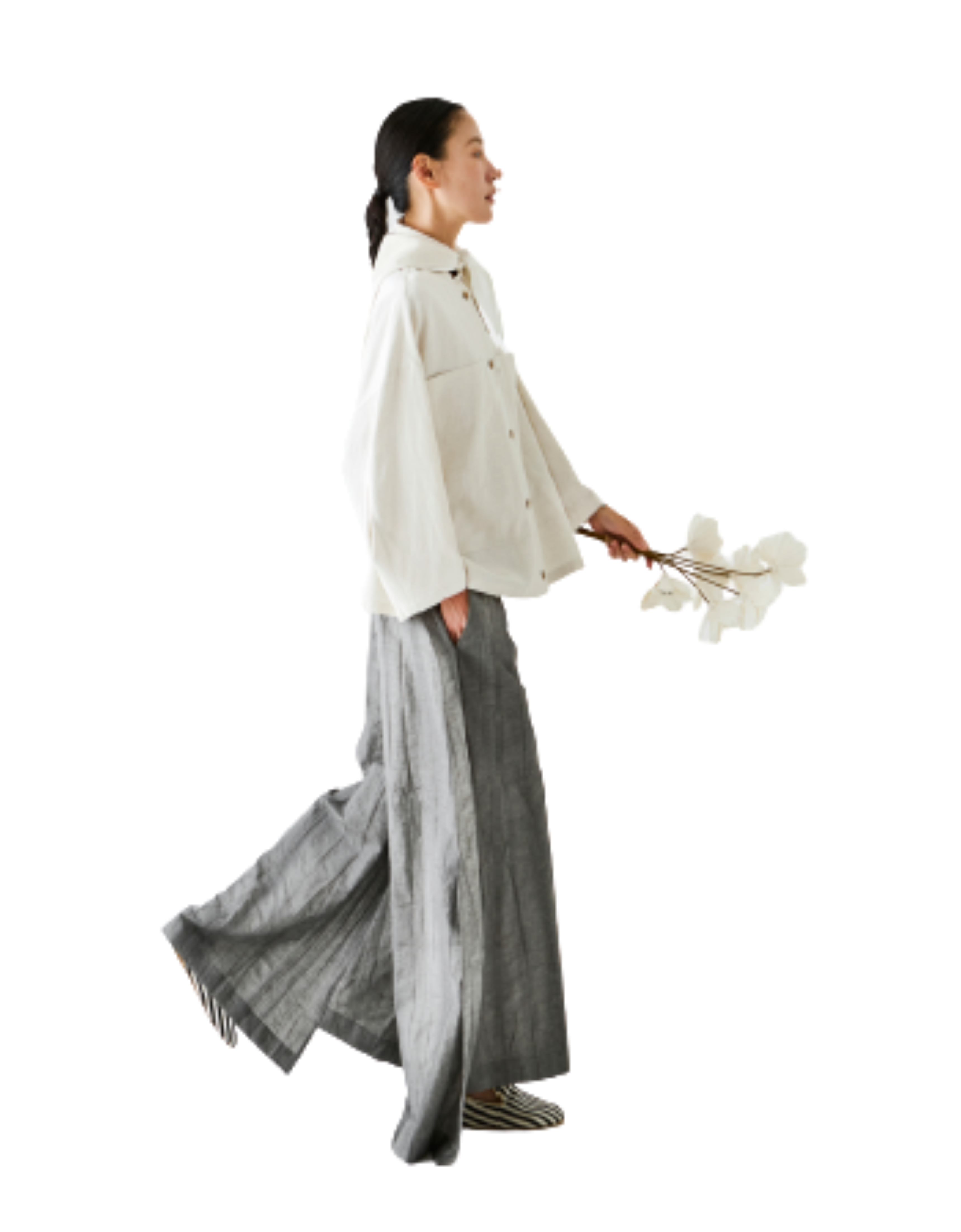 Pantalon fluido abertura "Dahye"