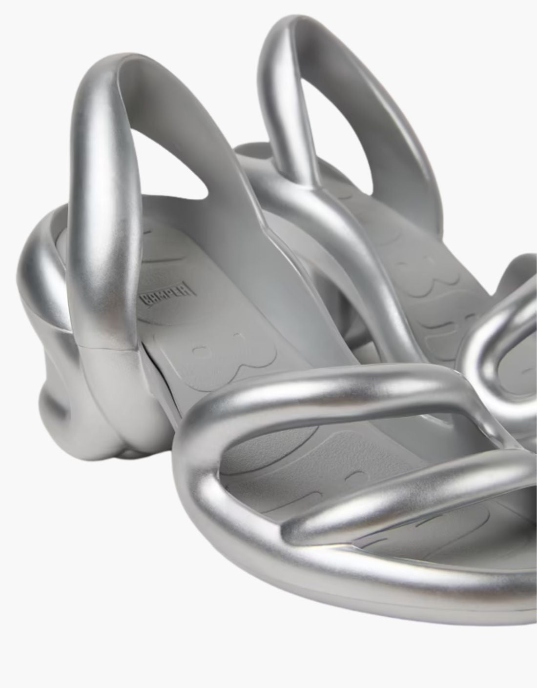 Sandalia Tacón "Kobarah" - Grey