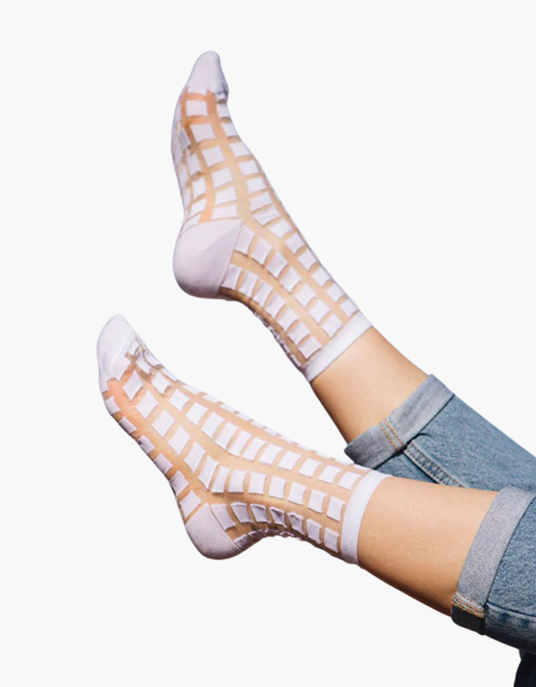 "Ginza White" socks