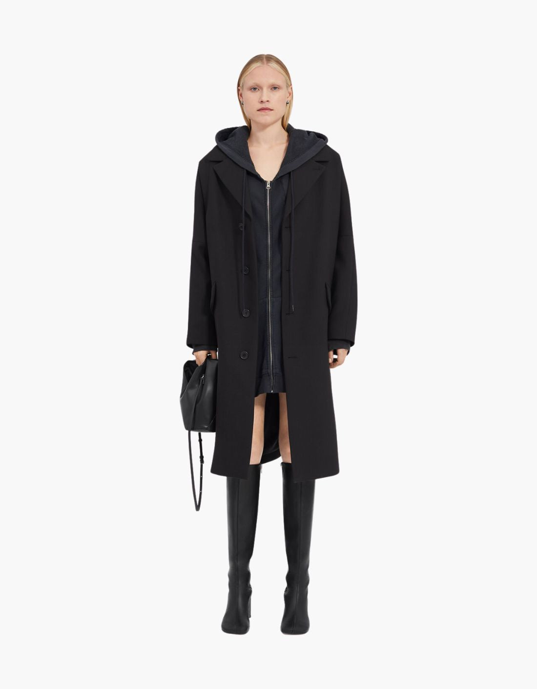 Abrigo de paño con lana - MM6