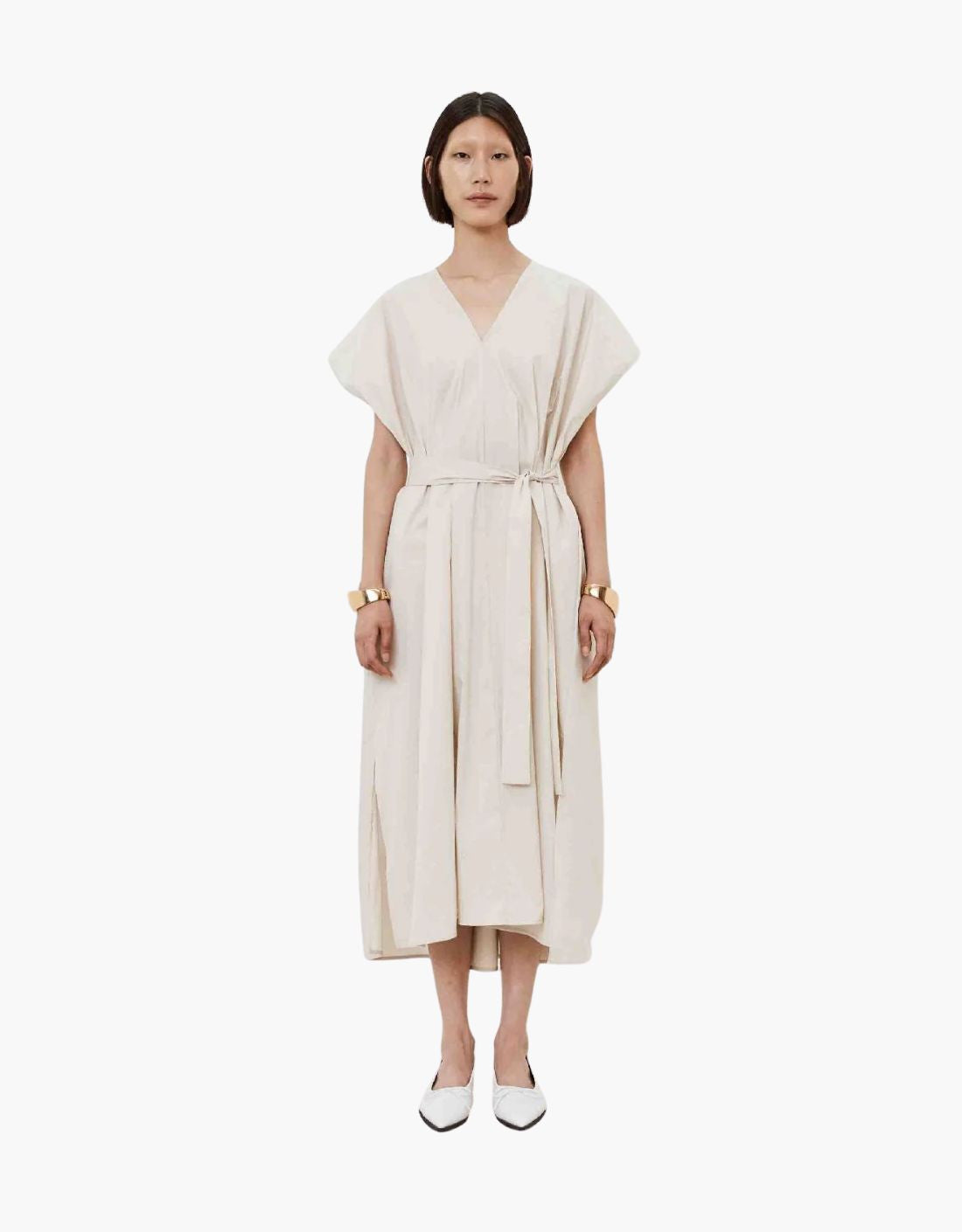 Robe plissée « Plumeria »