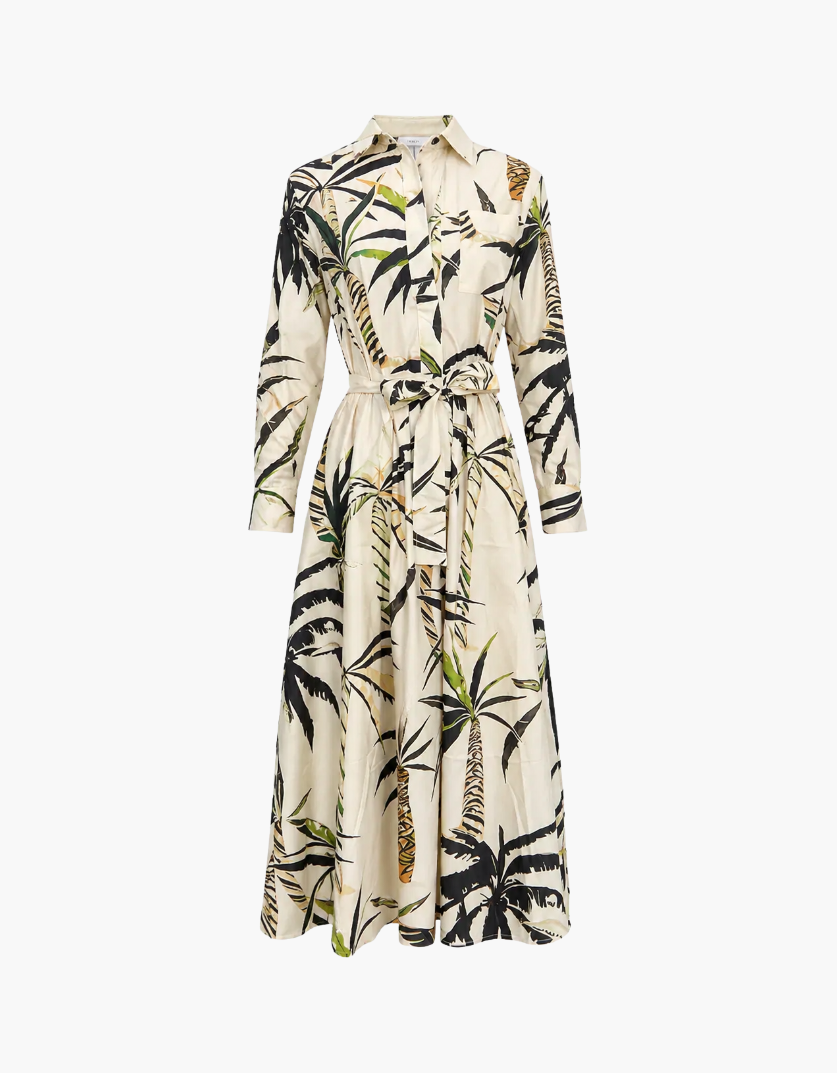Vestido "Ivory palm"