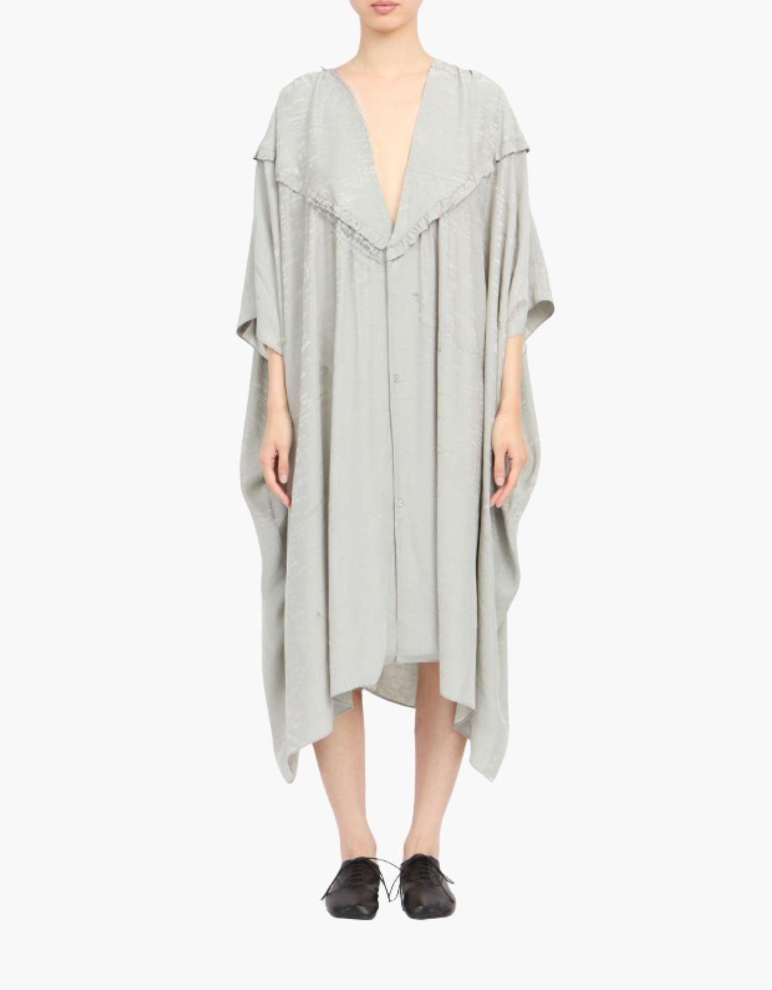 Vestido midi camisero jacquard - MM6