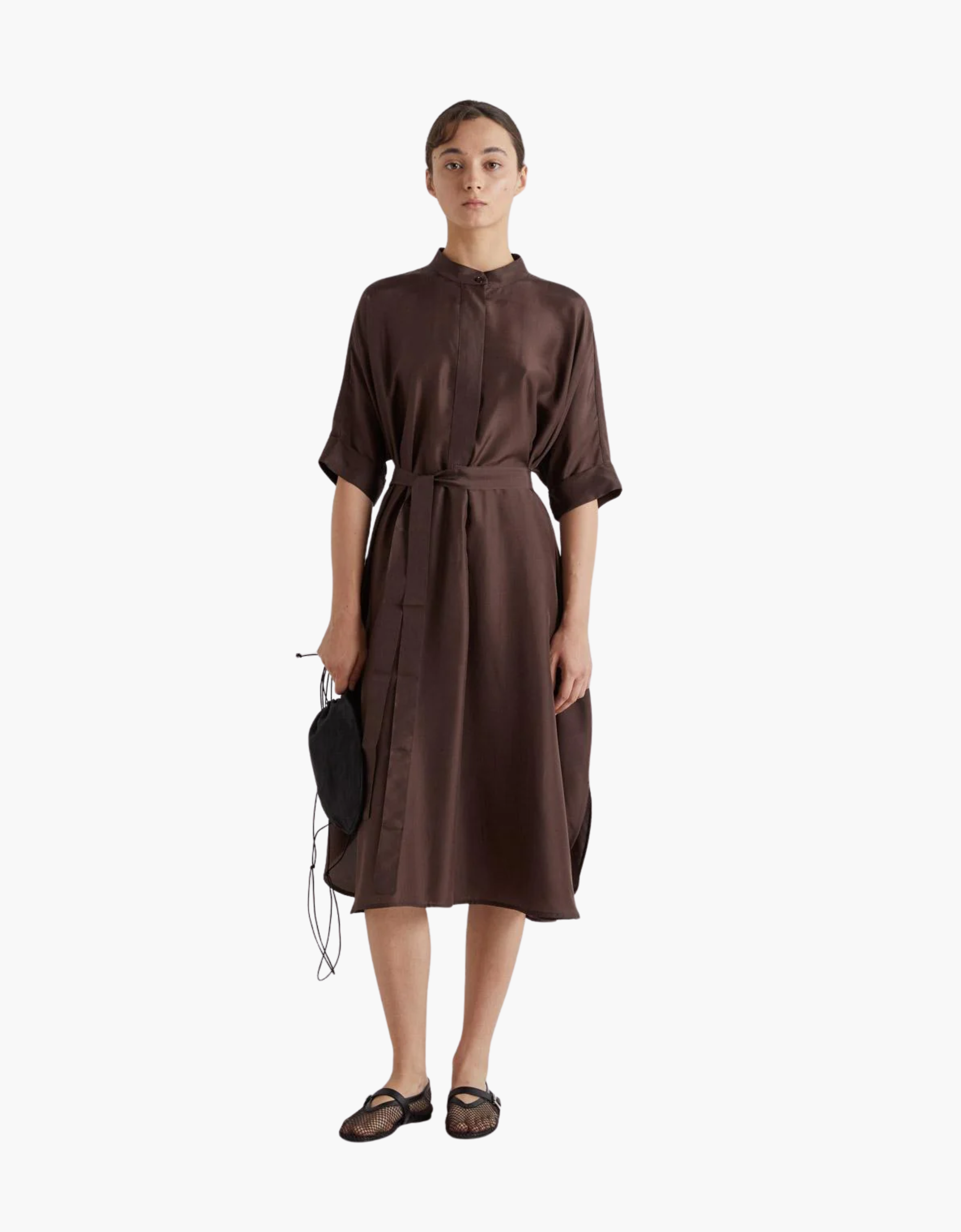 vestido con cintura "Abbinata"