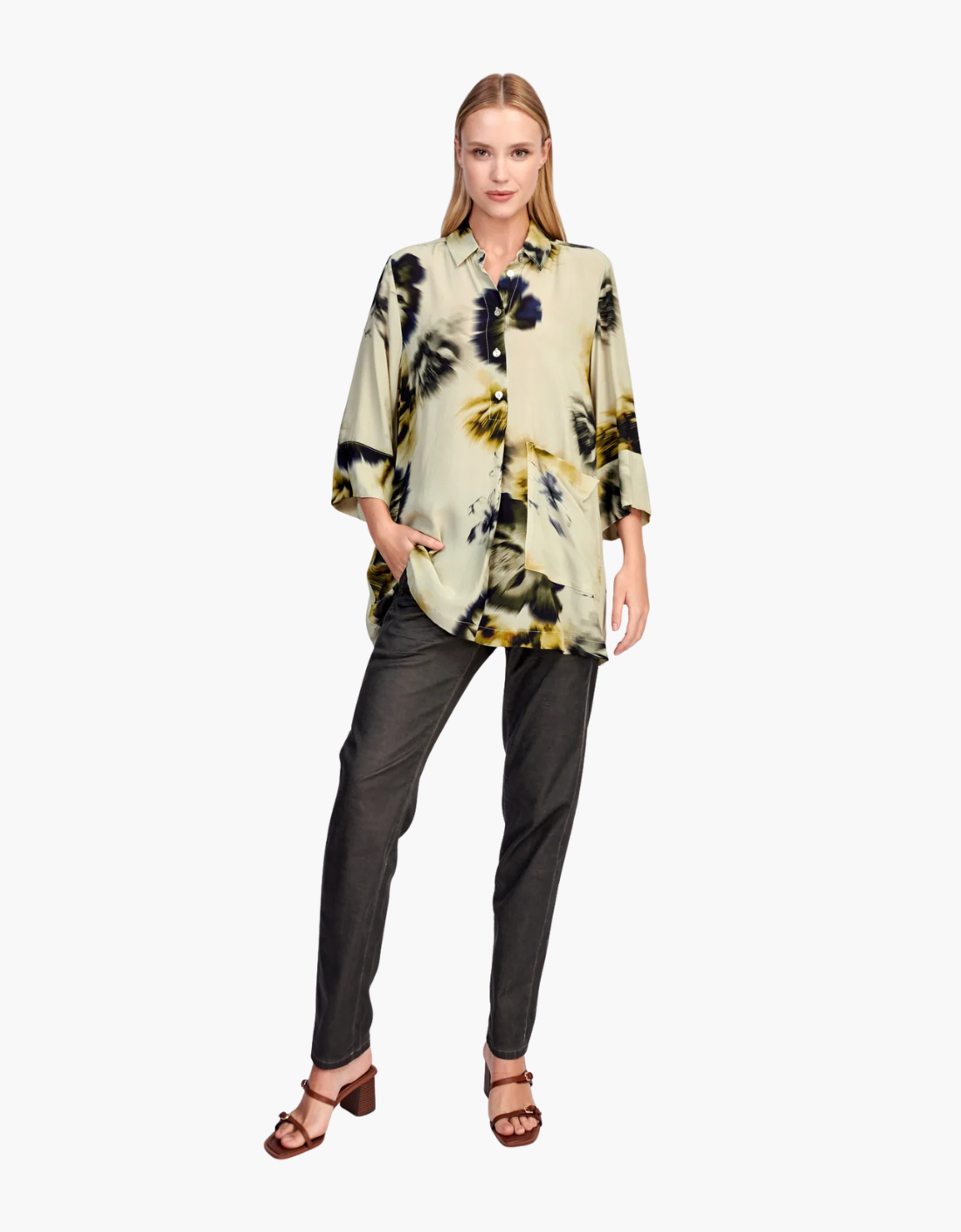 Blusa "Floral Punto"