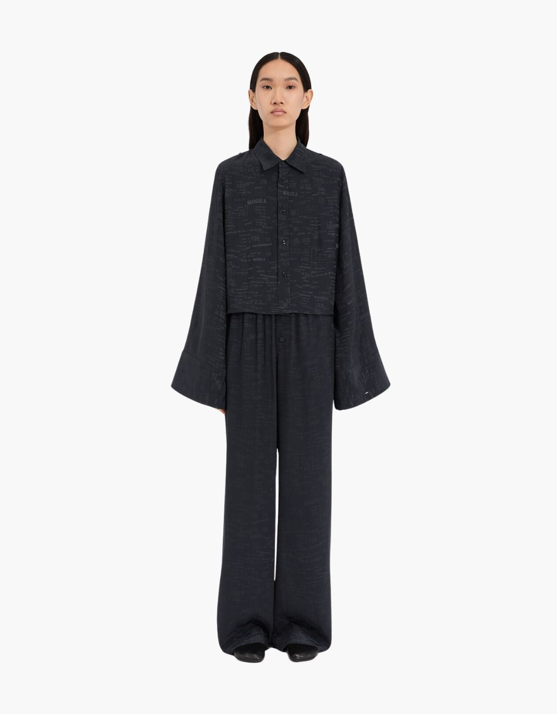 Camisa convertible de jacquard - MM6