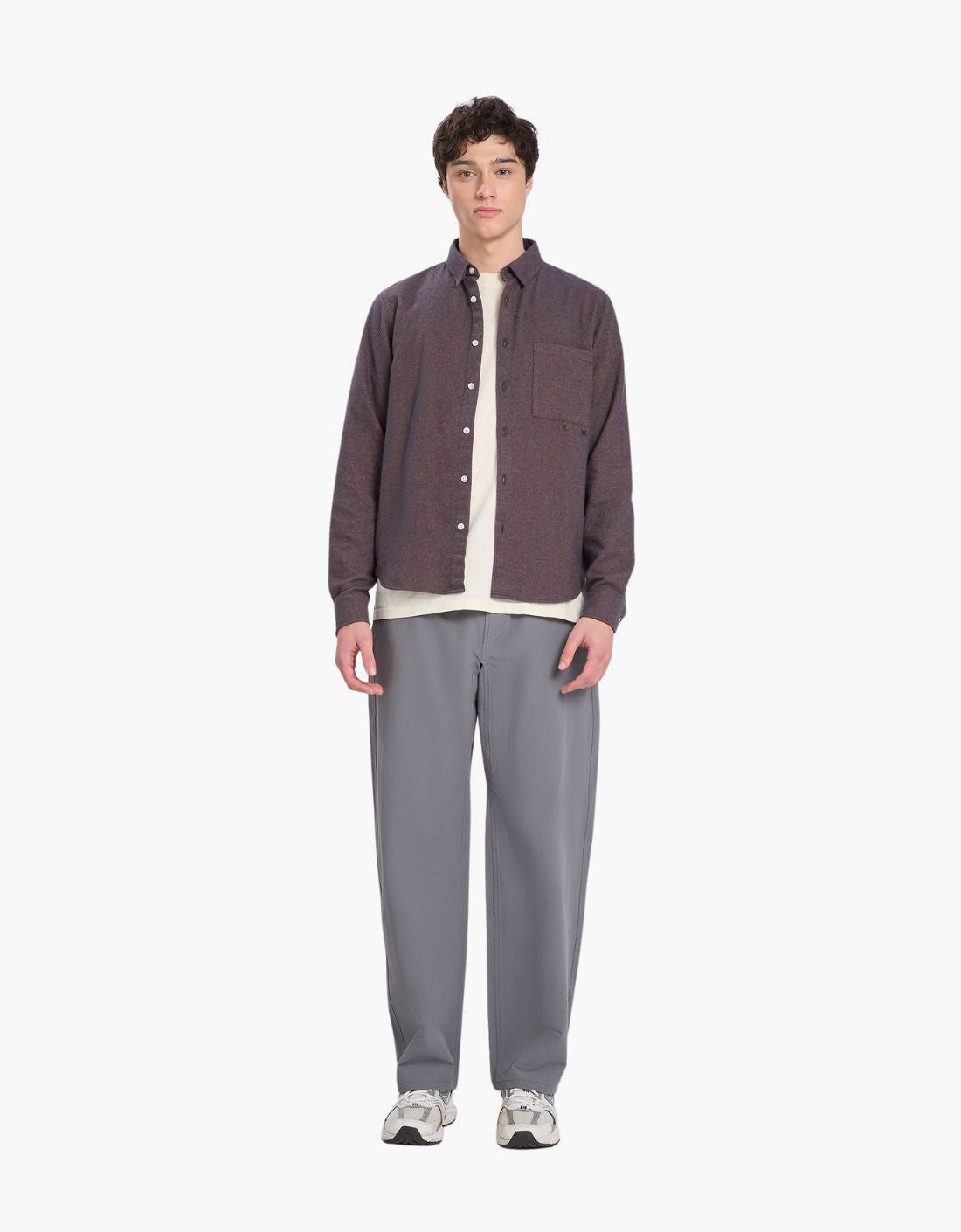 Camisa efecto twill "Azpi Dot"