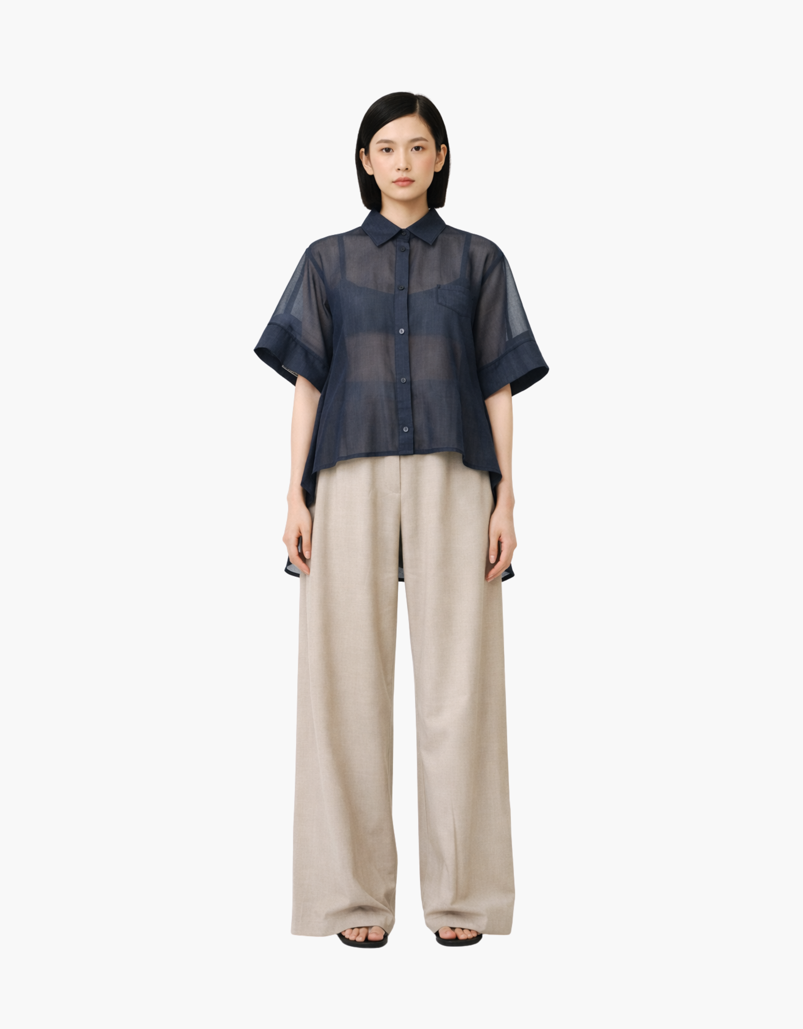 Camisa volantes traseros "Fronti"