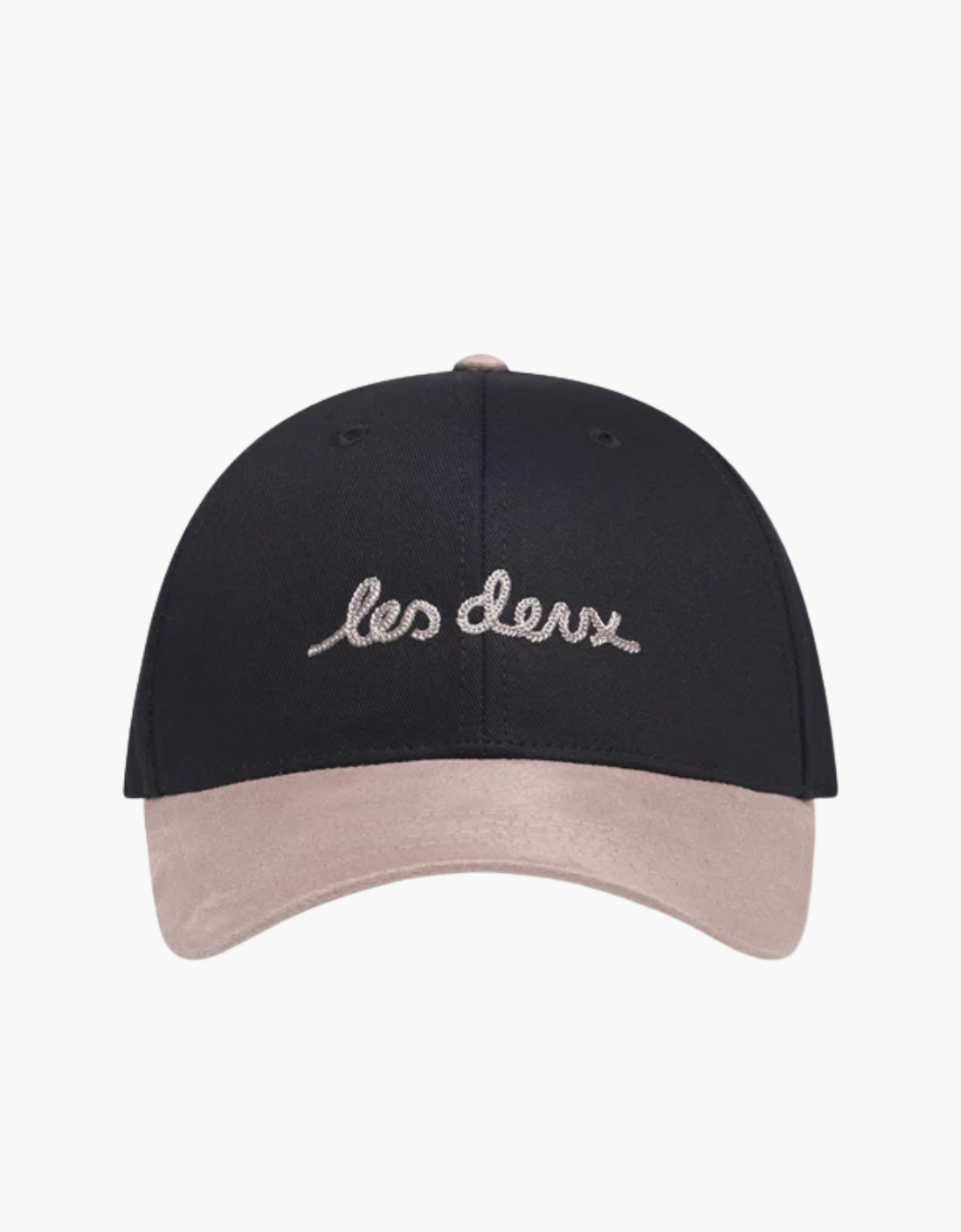 Gorra "Brad contrast Suede" - Negra