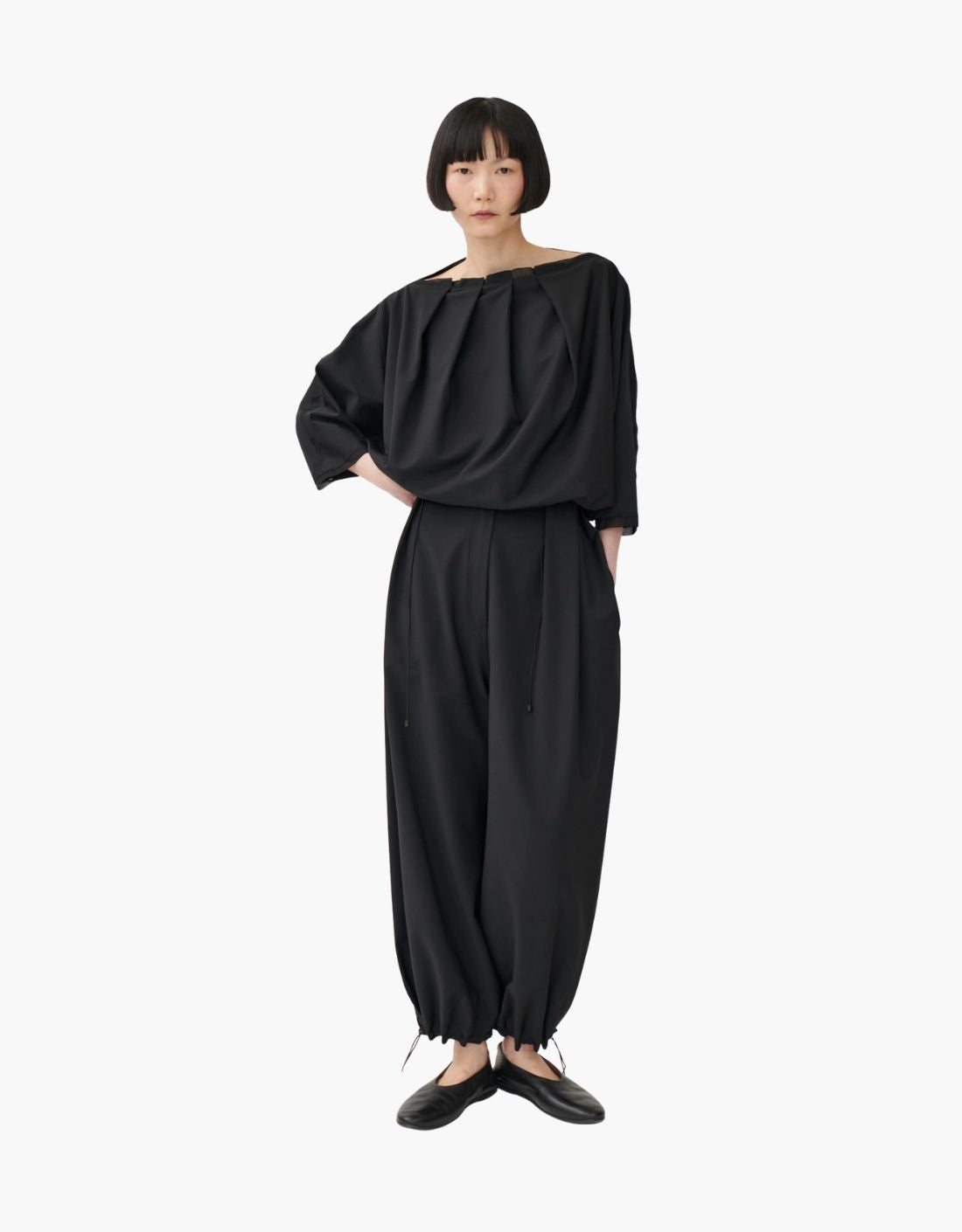 Blusa corta globo "Freya"