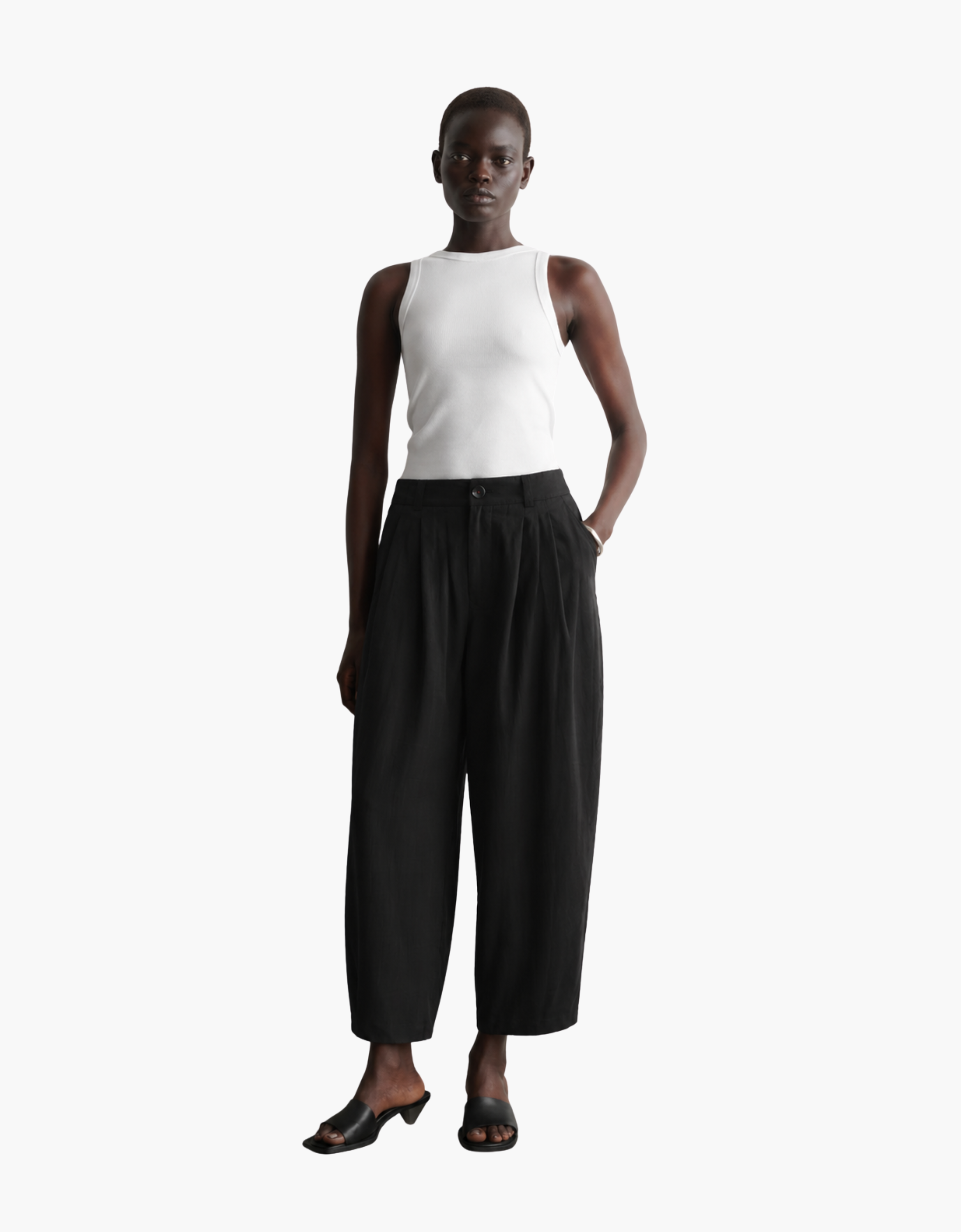 Pantalon con lino "Hyun"