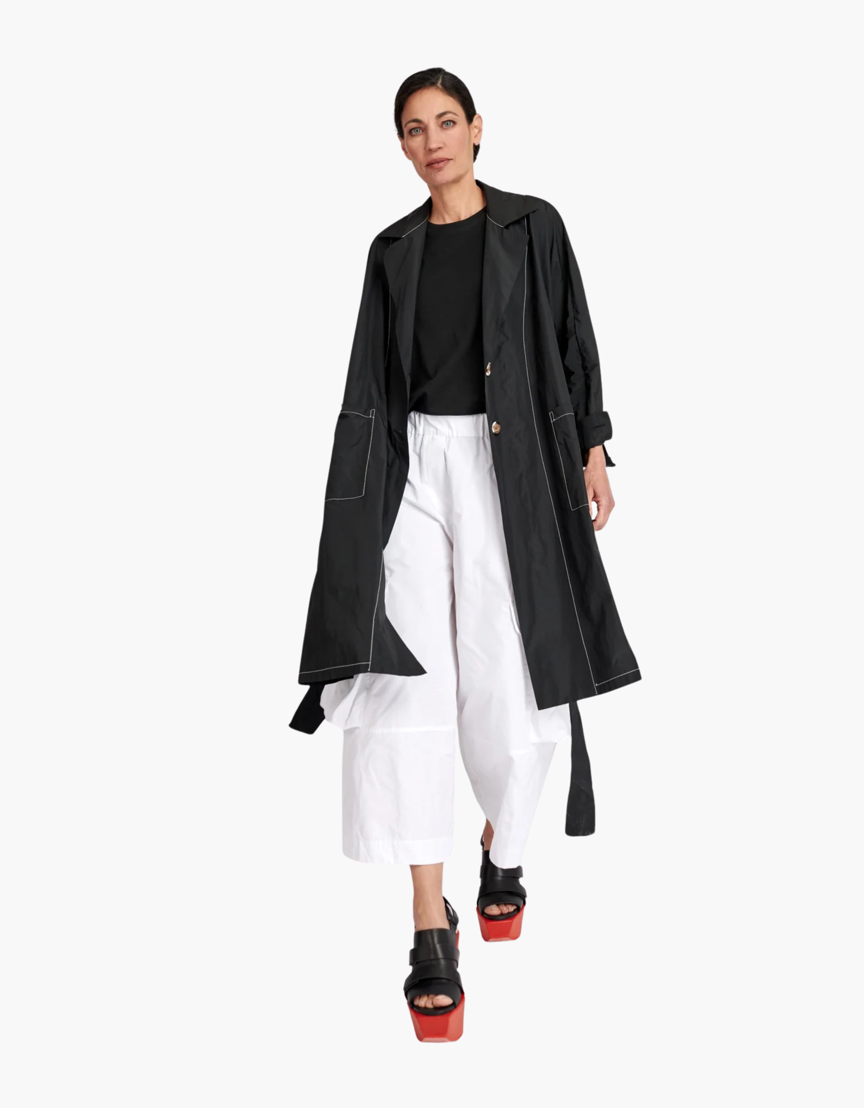 Chaqueta Boxy "Metro Trench"