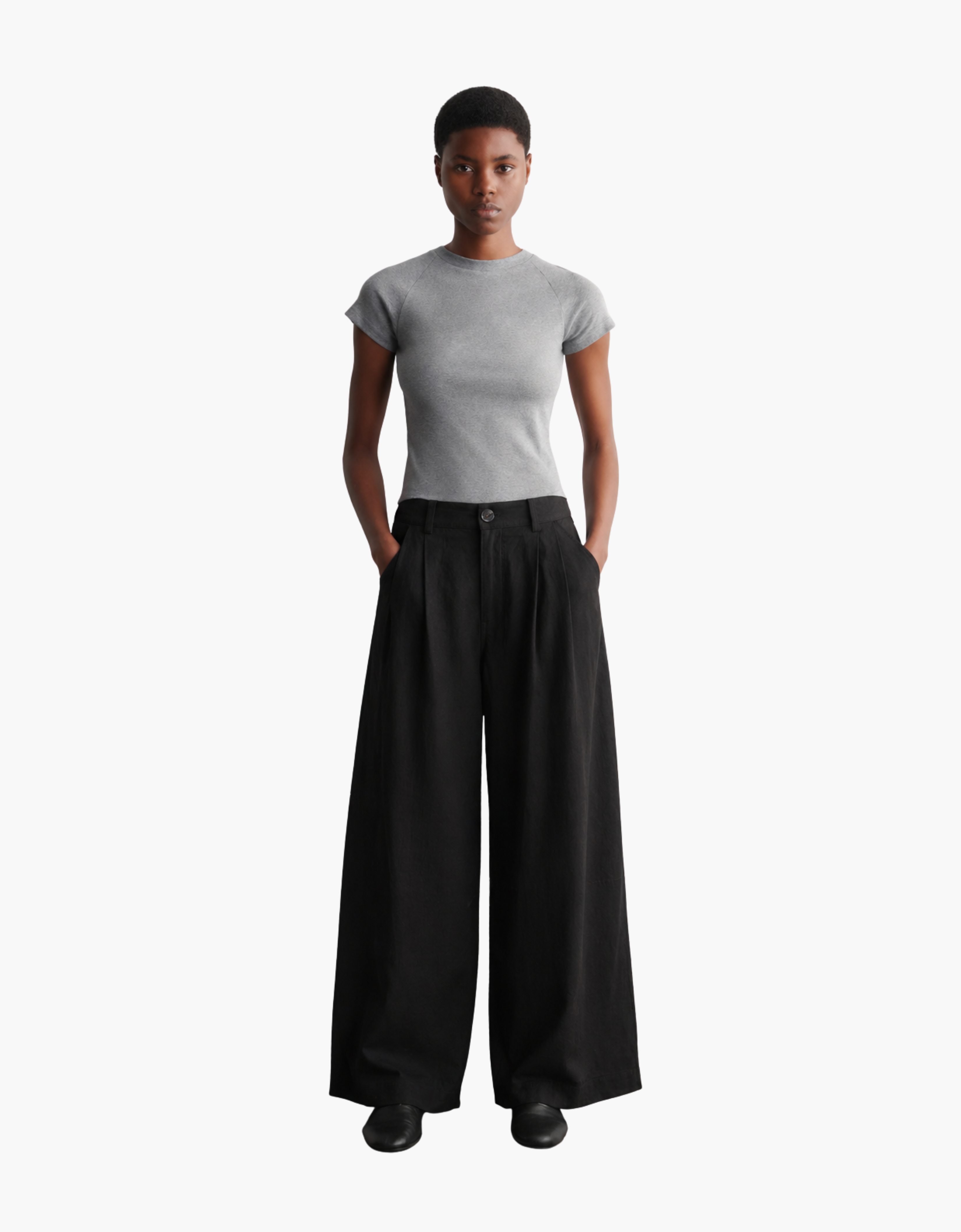 Pantalon con lino "Noon"