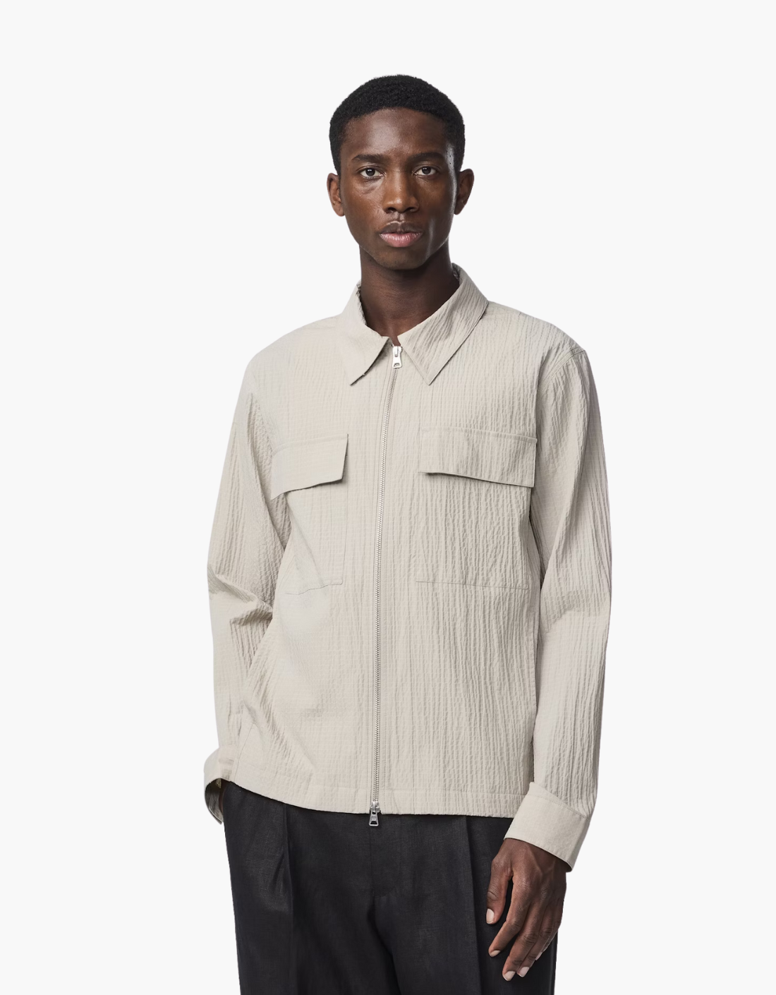 Chaqueta "Alban" Seersucker