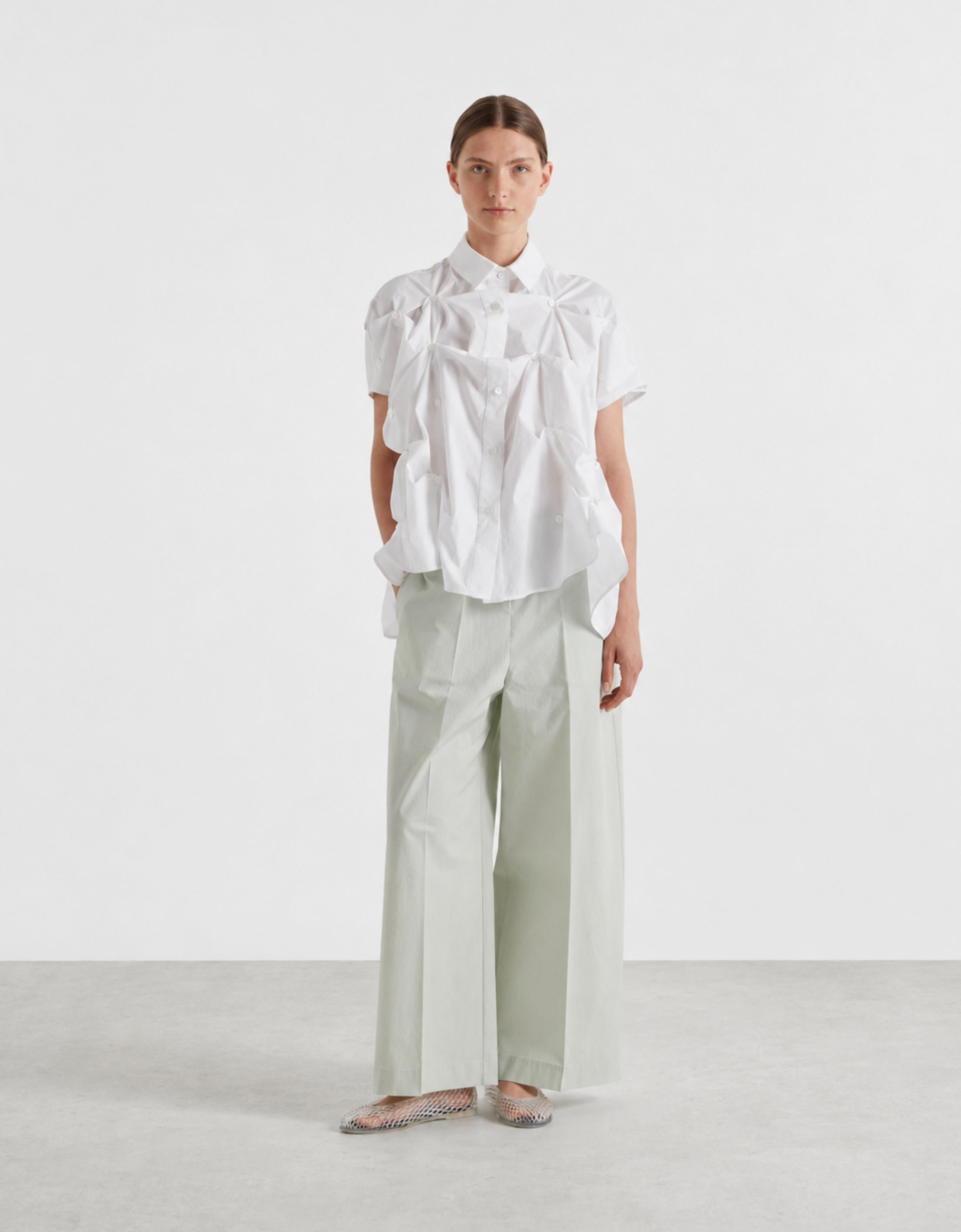 Camisa botones amplia "Smanicata"