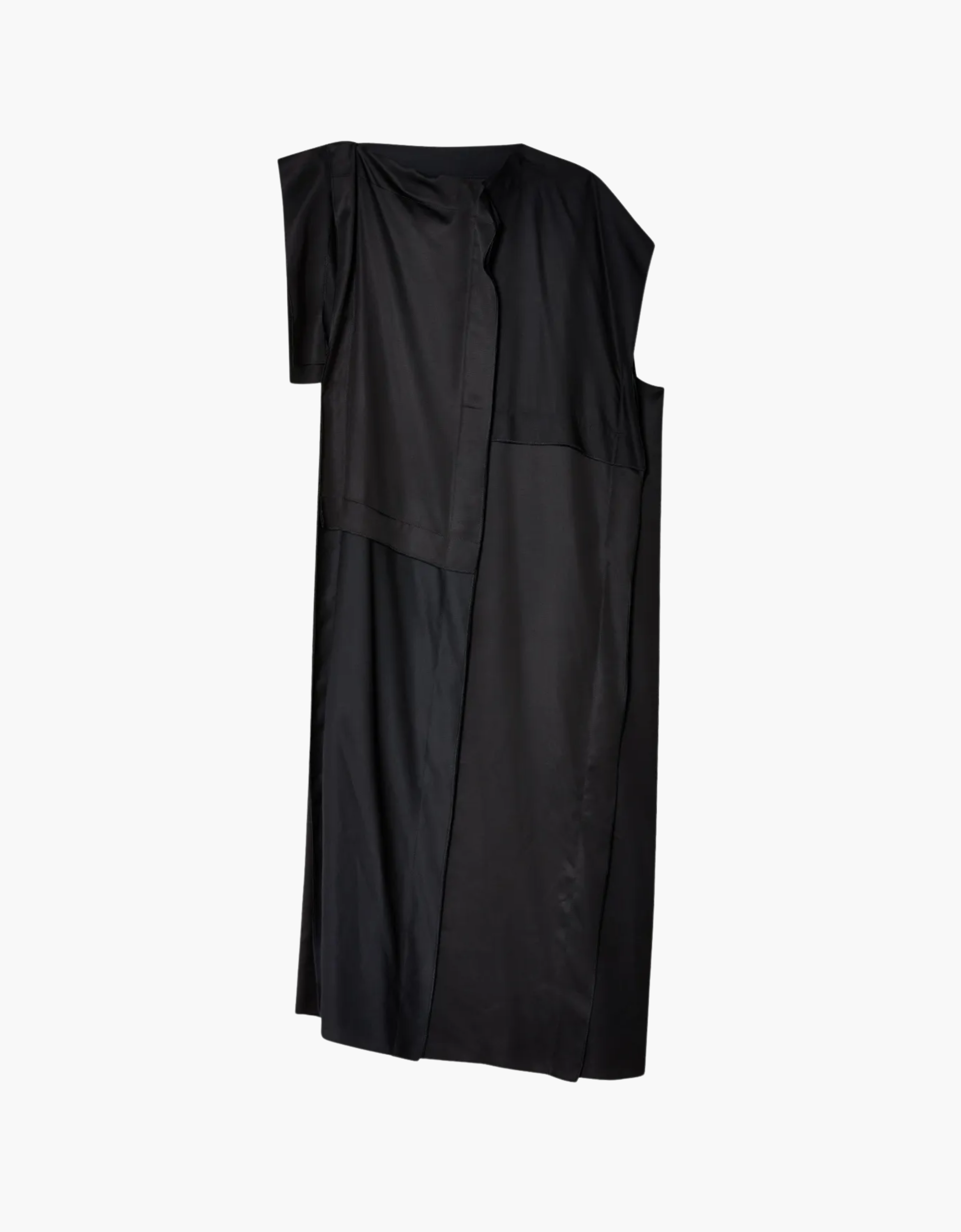 Vestido largo asimétrico