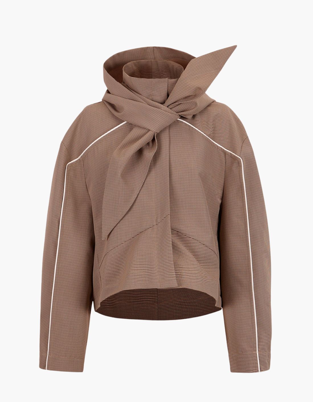 Parka envolvente "Houndstooth"