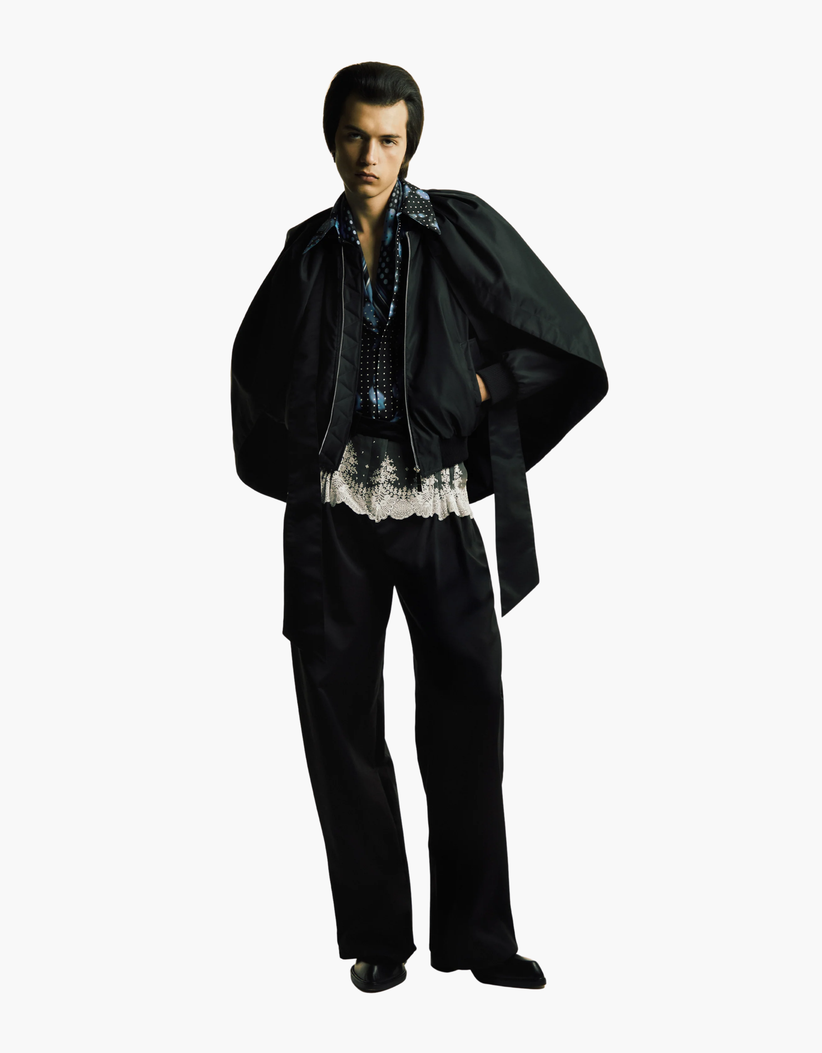 Bomber negra "Cocoon"