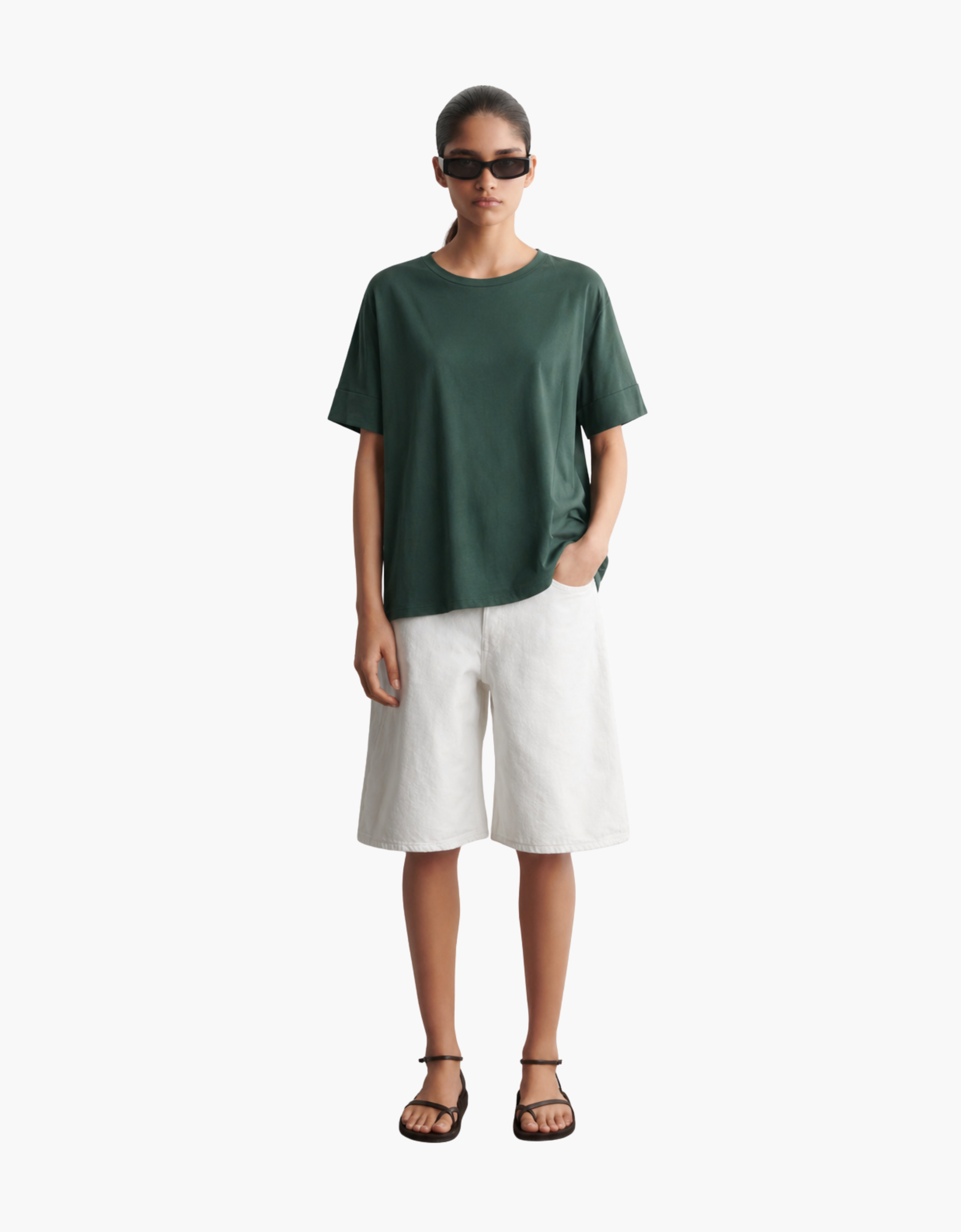 Camiseta maxi "Jersey solid"