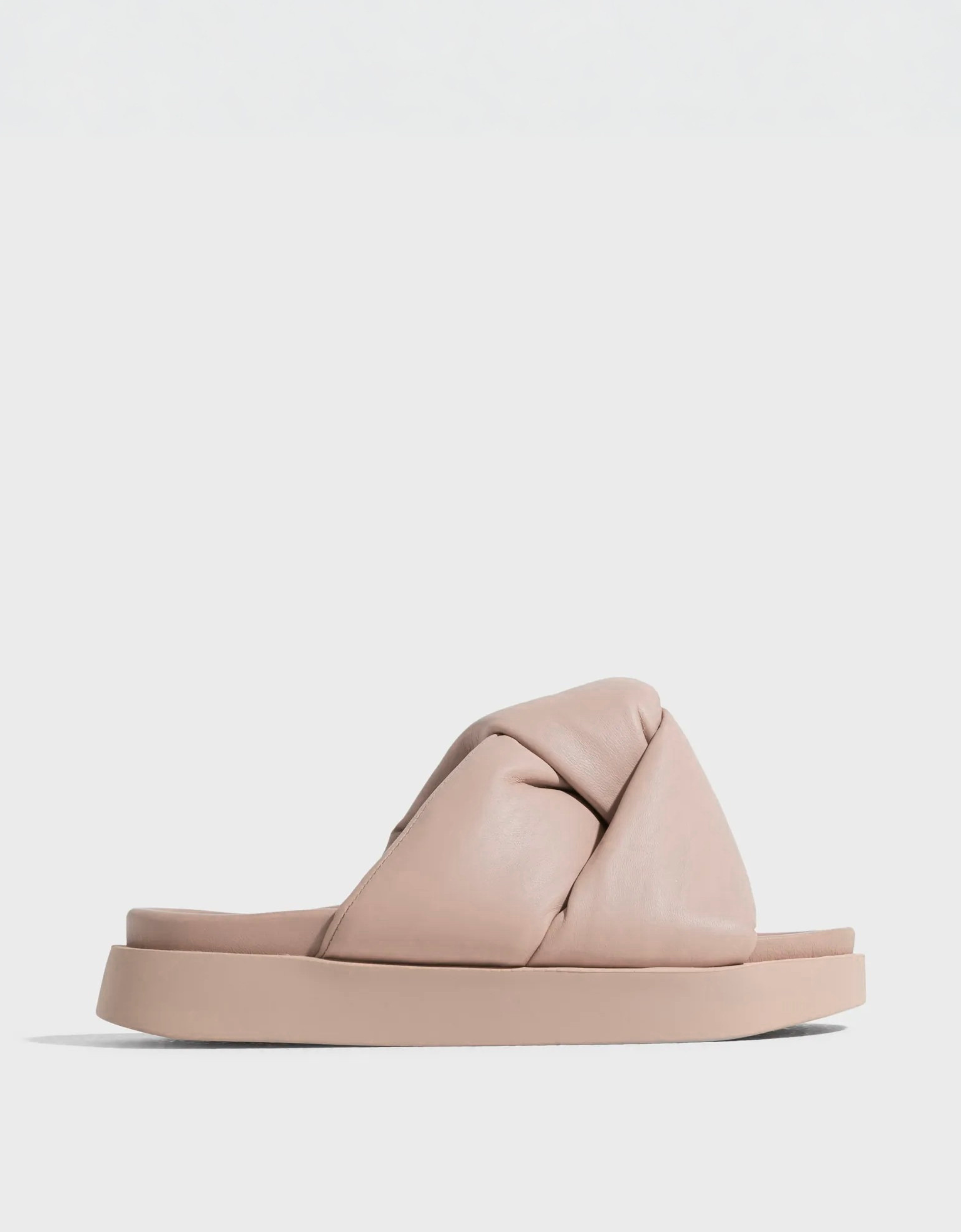 Sandalias de piel acolchadas
