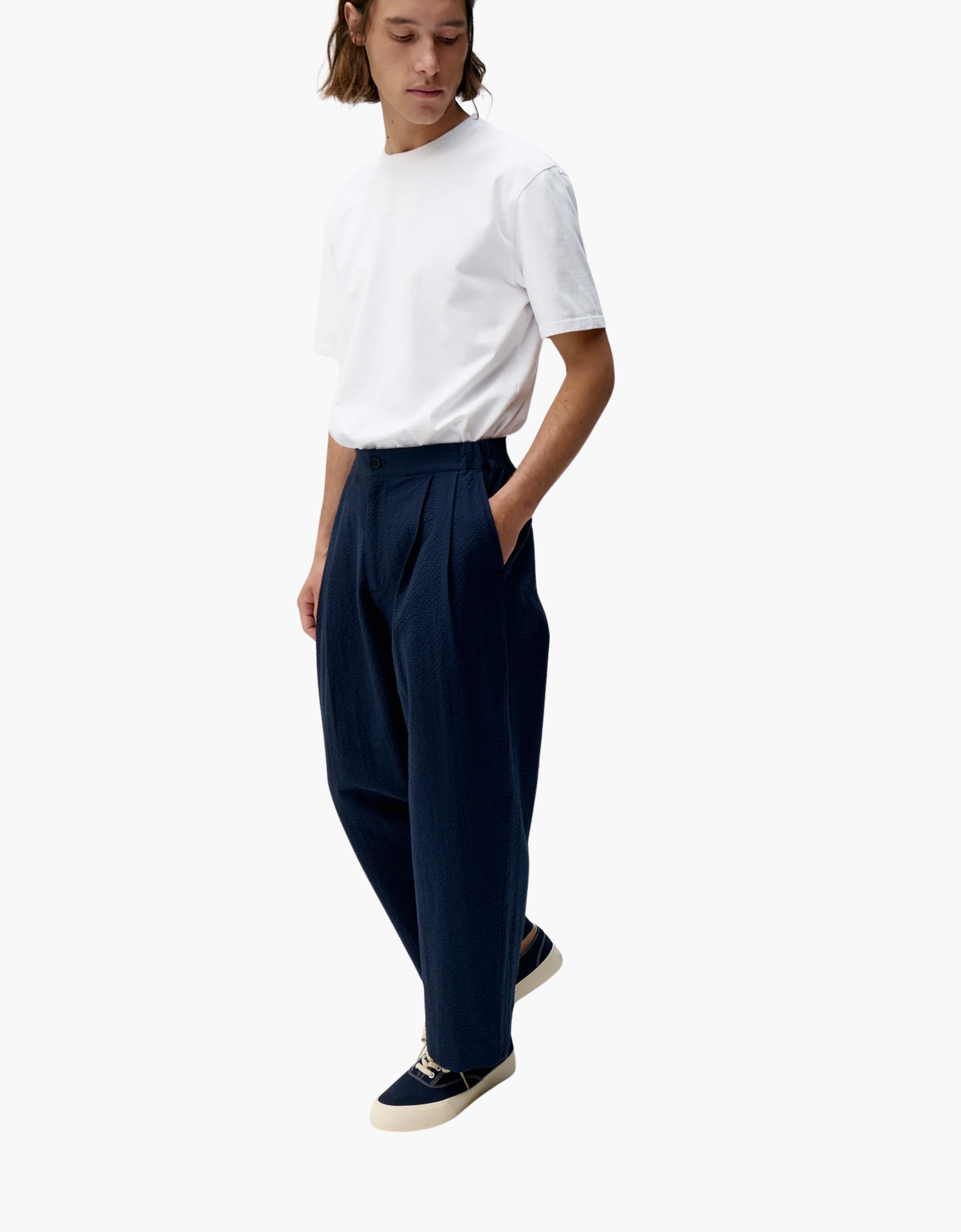 Pantalon técnico "City pants seersucker"