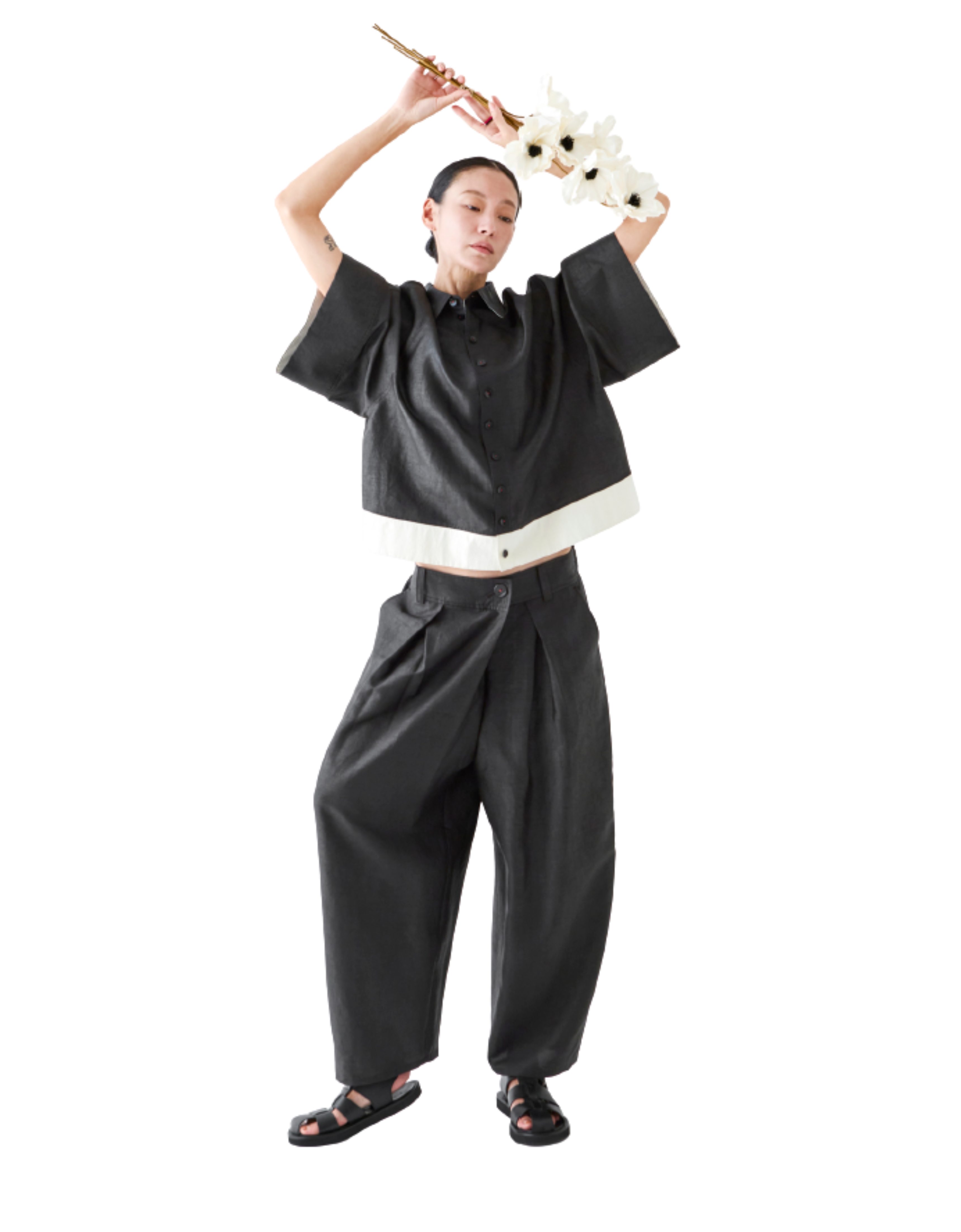 Pantalon seda "Nari"