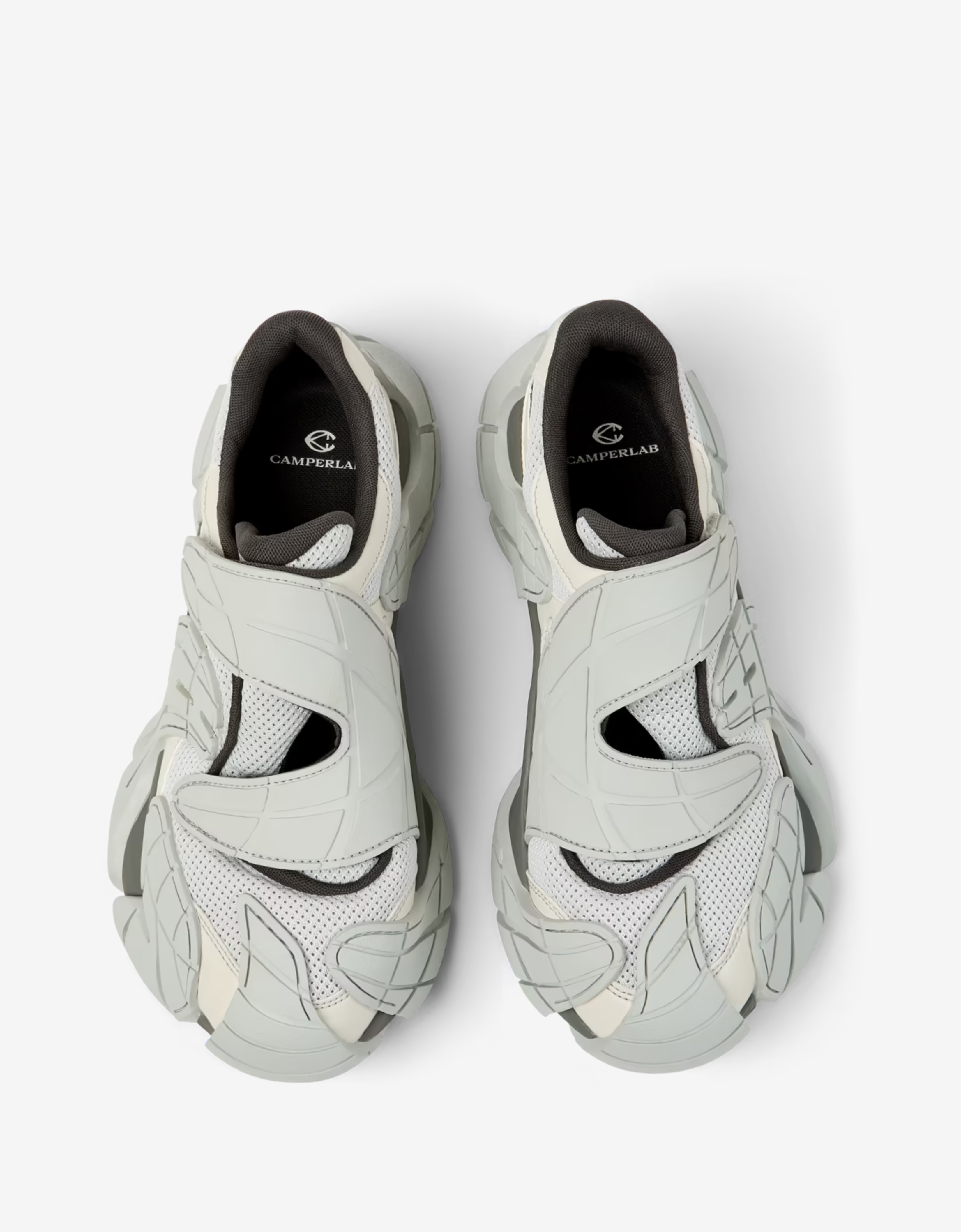 Baskets semi-ouvertes en tissu marron « Tormenta » - Camper LAB