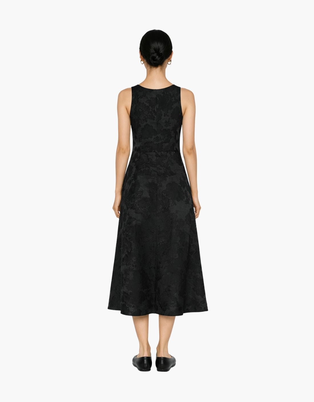 Vestido jaquard chino