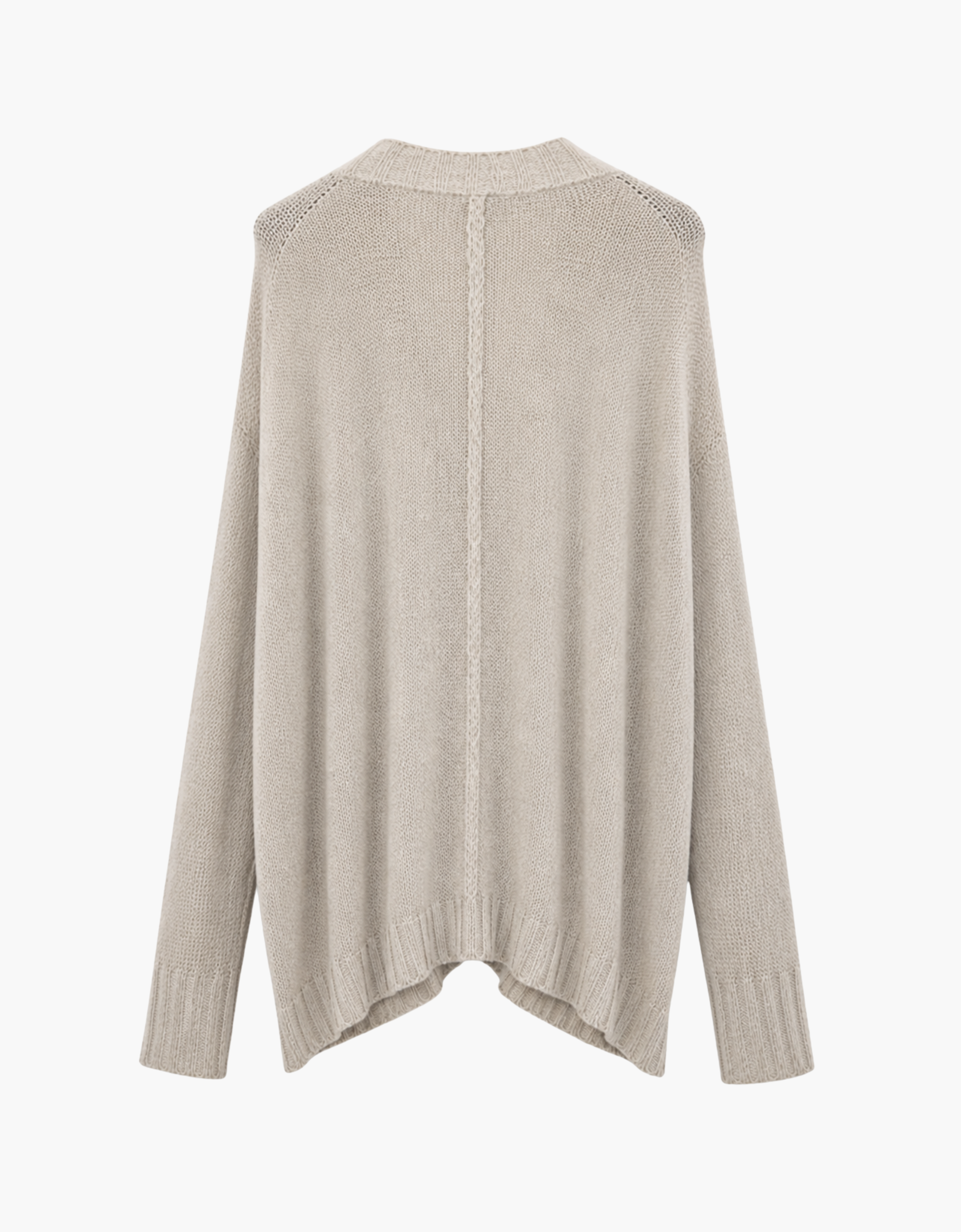 Cardigan de punto bolsillo drapeado
