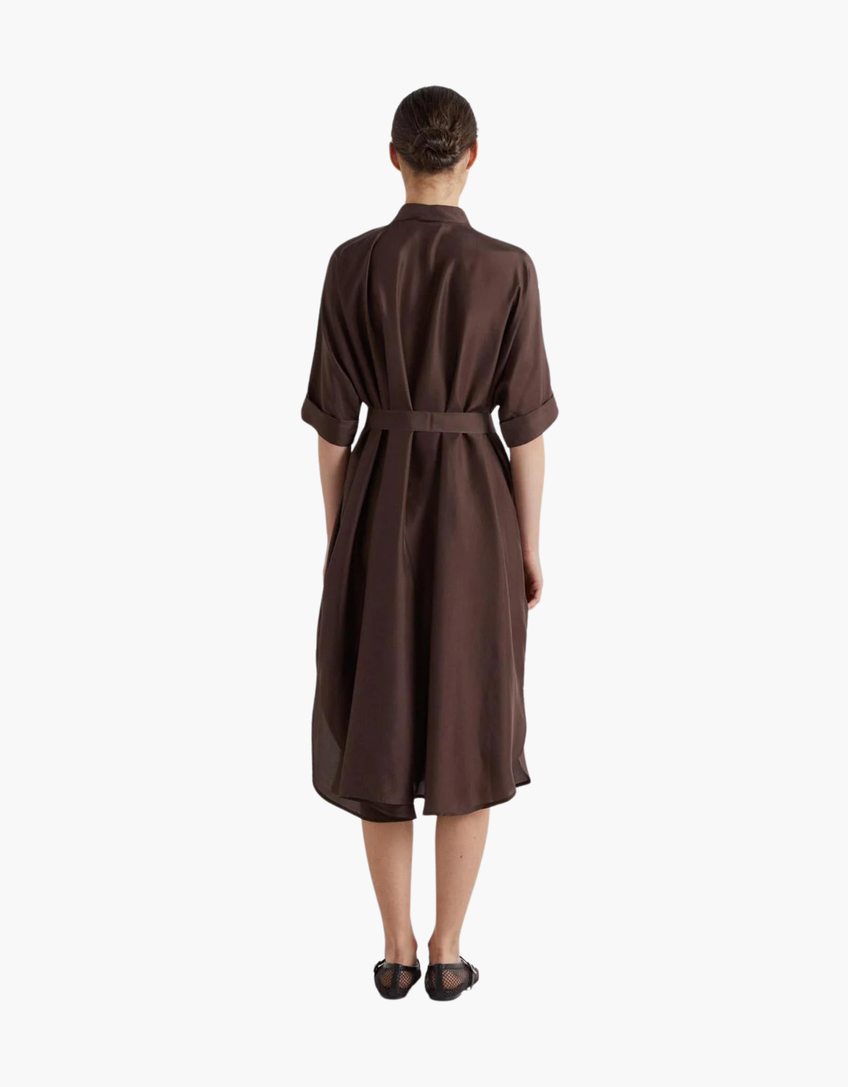 vestido con cintura "Abbinata"