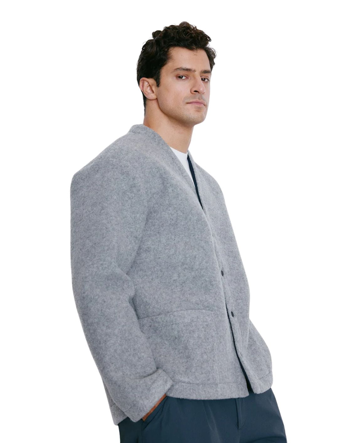 Chaqueta lana virgen "Winter Cardigan"