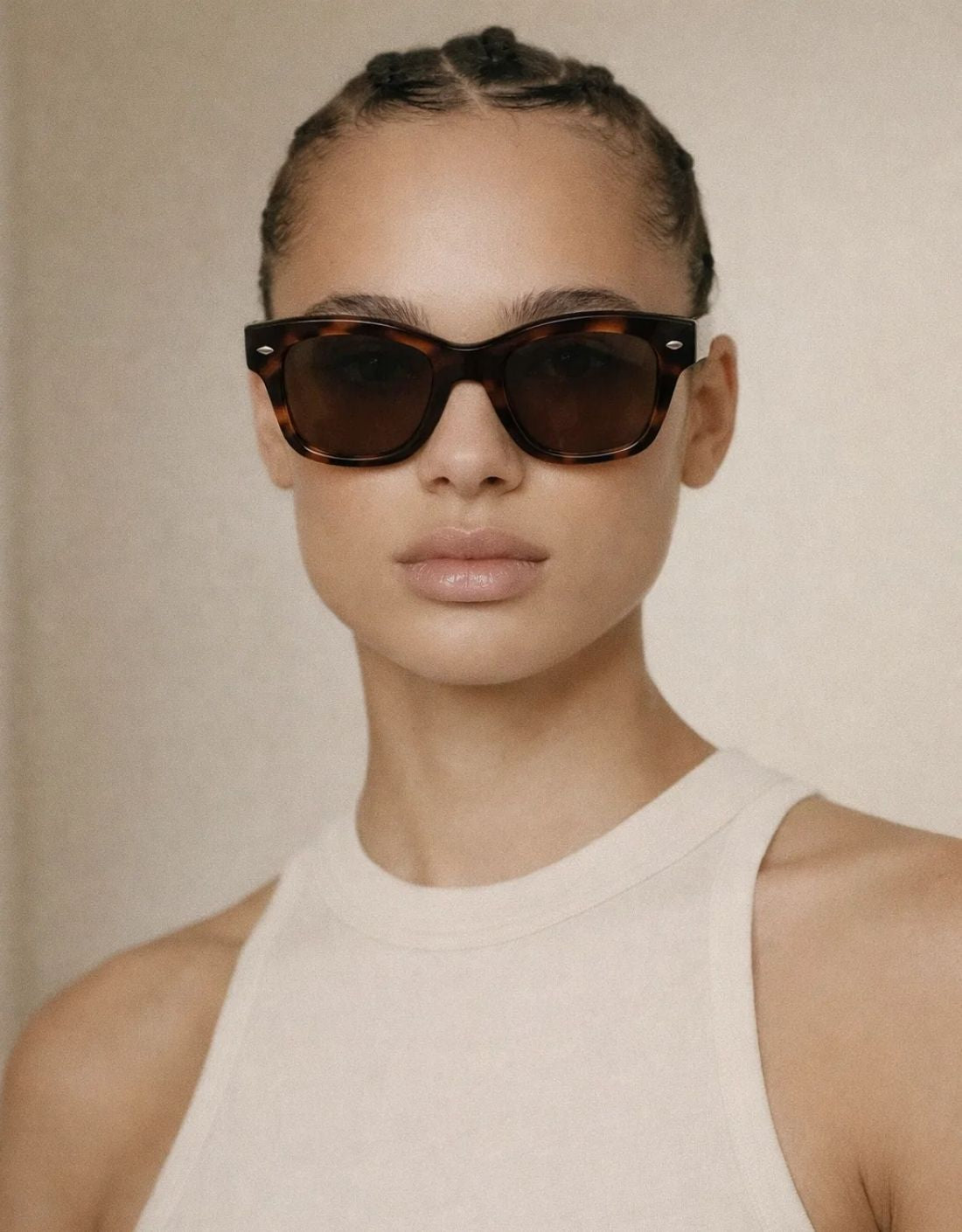 Lunettes de soleil classiques écaille de tortue 07