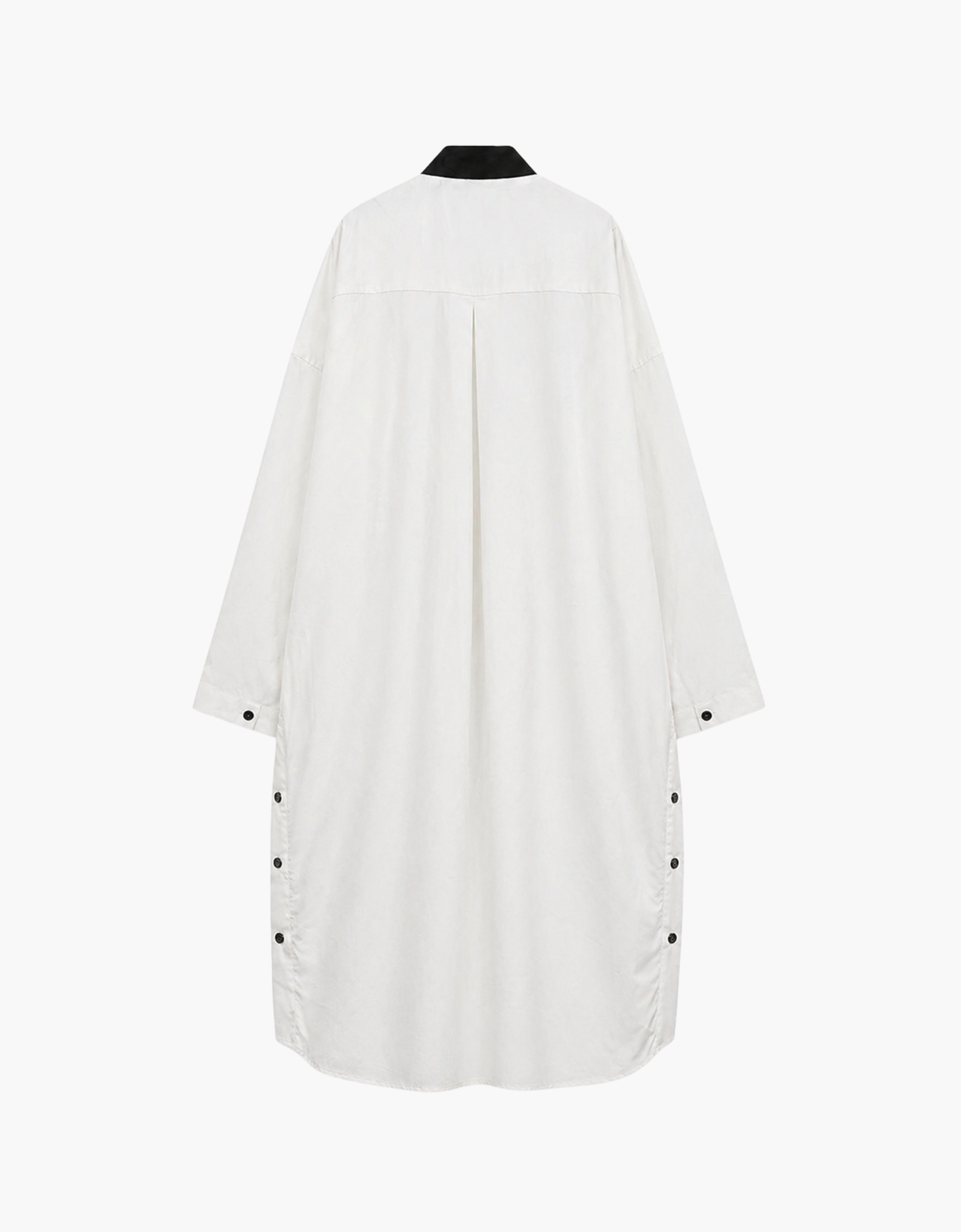 Vestido oversize botones en laterales
