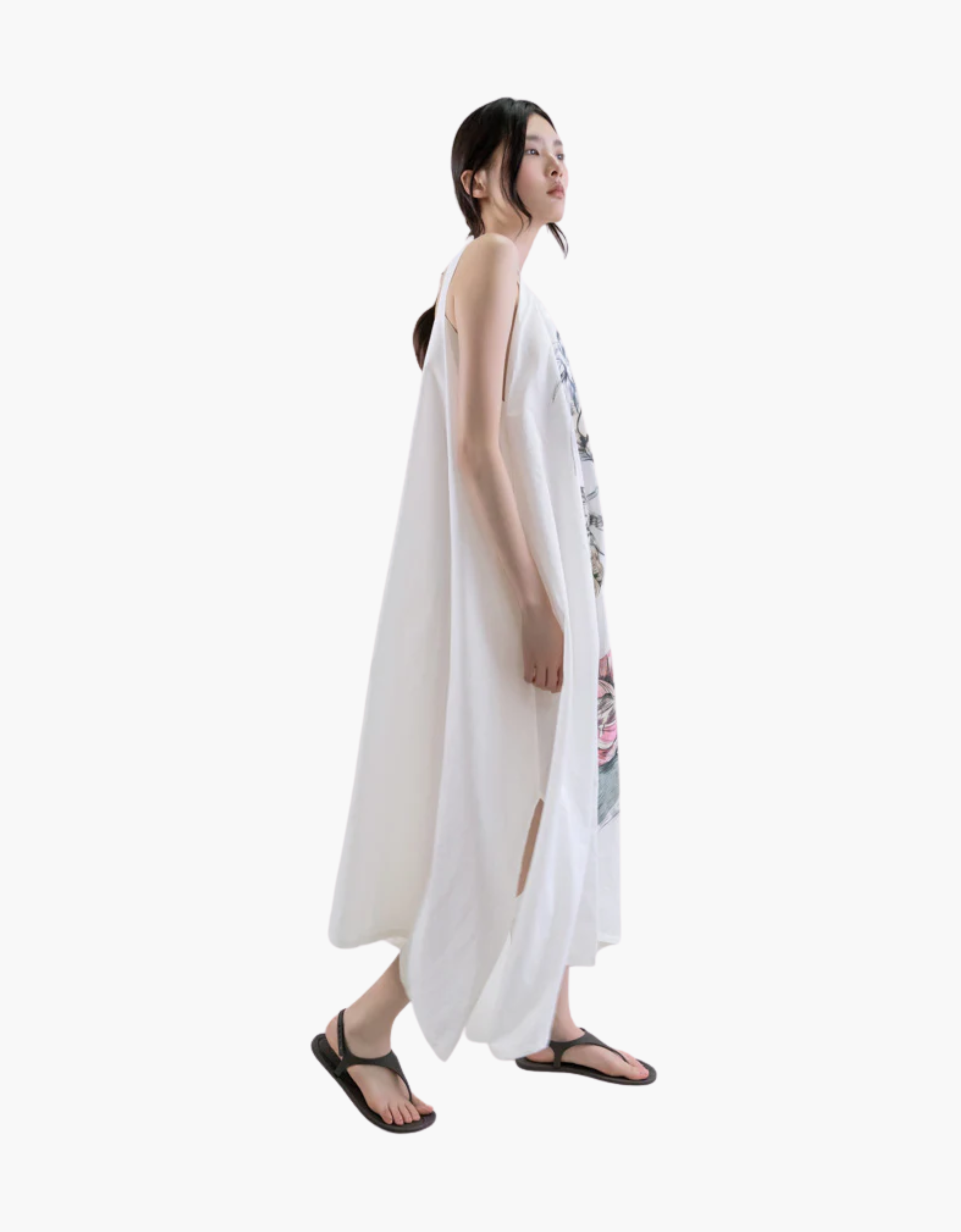 Vestido sketch flores