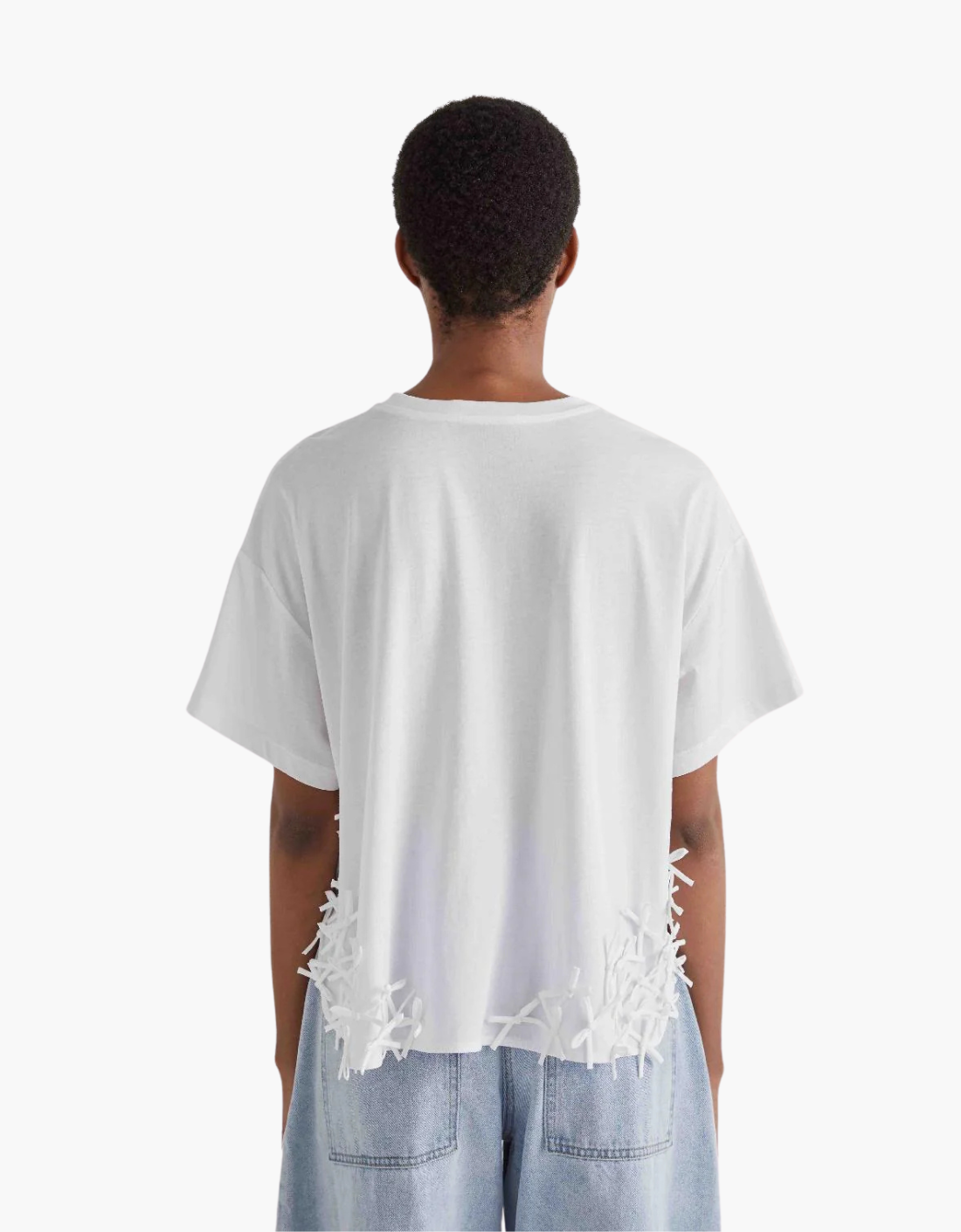 Camiseta detalles de lazos "Nastro"