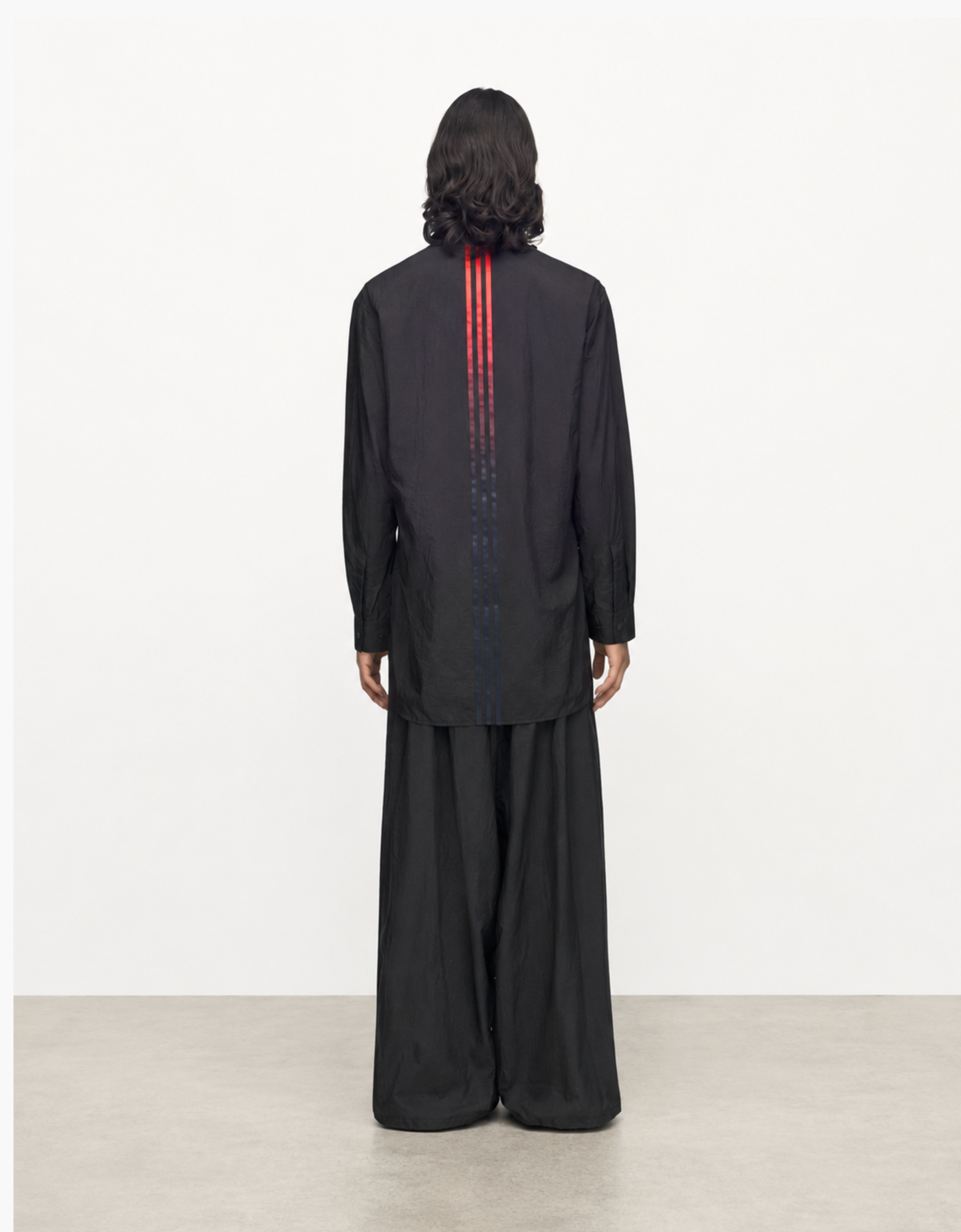 Camisa oversize bolsillos "Grandient Stripes" - Y-3